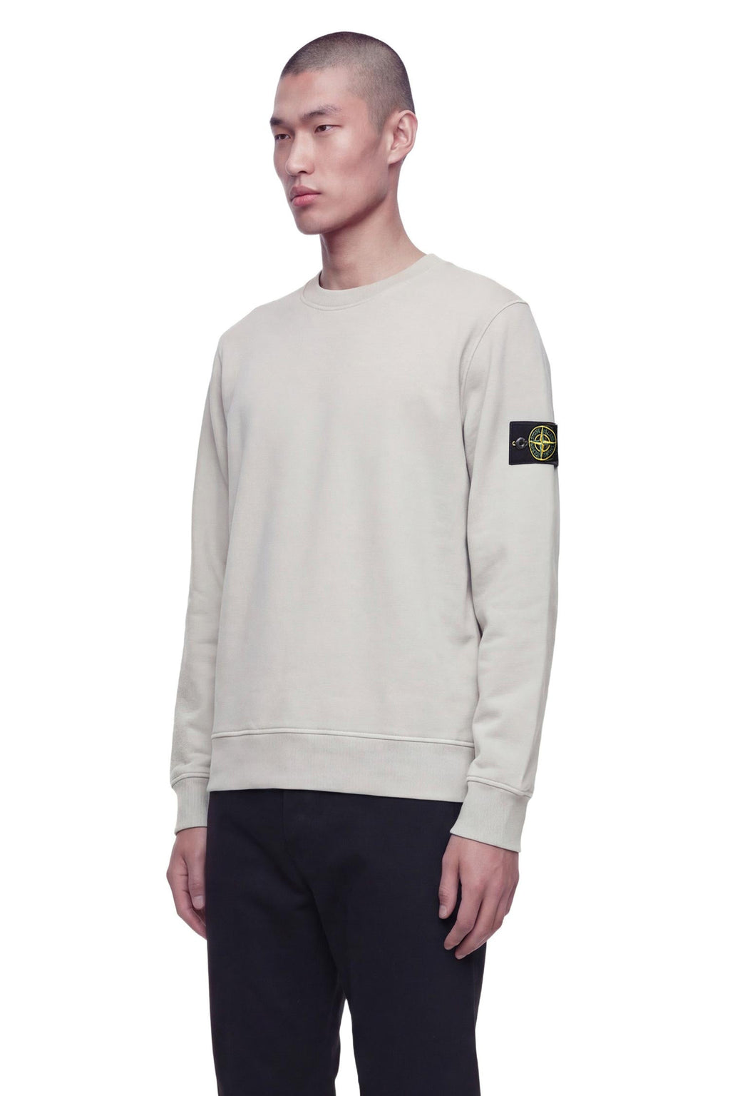 6100060 Cotton Fleece Sweatshirt Stone island – Гарантія оригінальності – вид ззаду