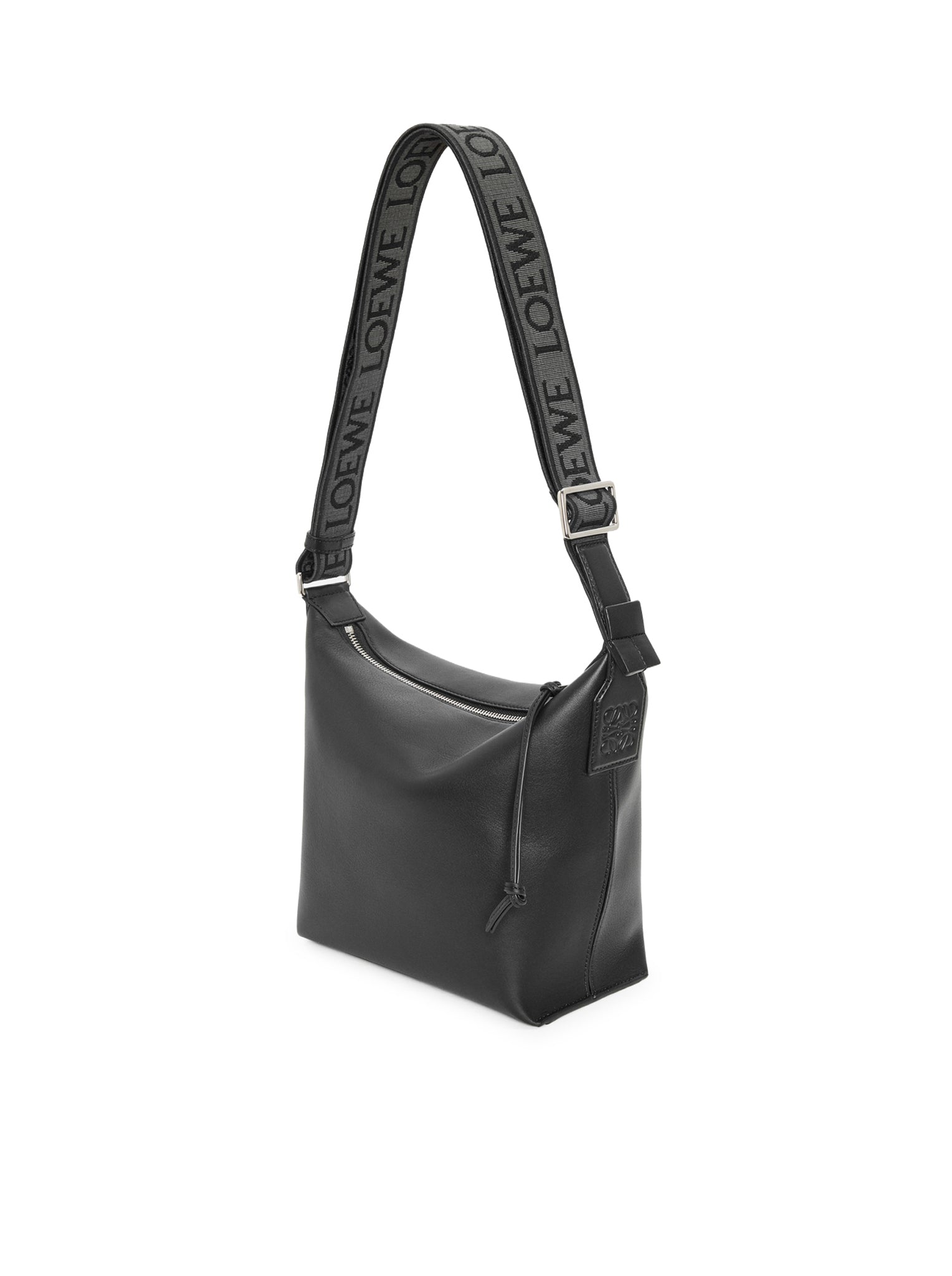 Small Cubi Shoulder Bag In Smooth Calfskin And Jacquard Loewe оригінал – Купити в Україні – збільшений вид