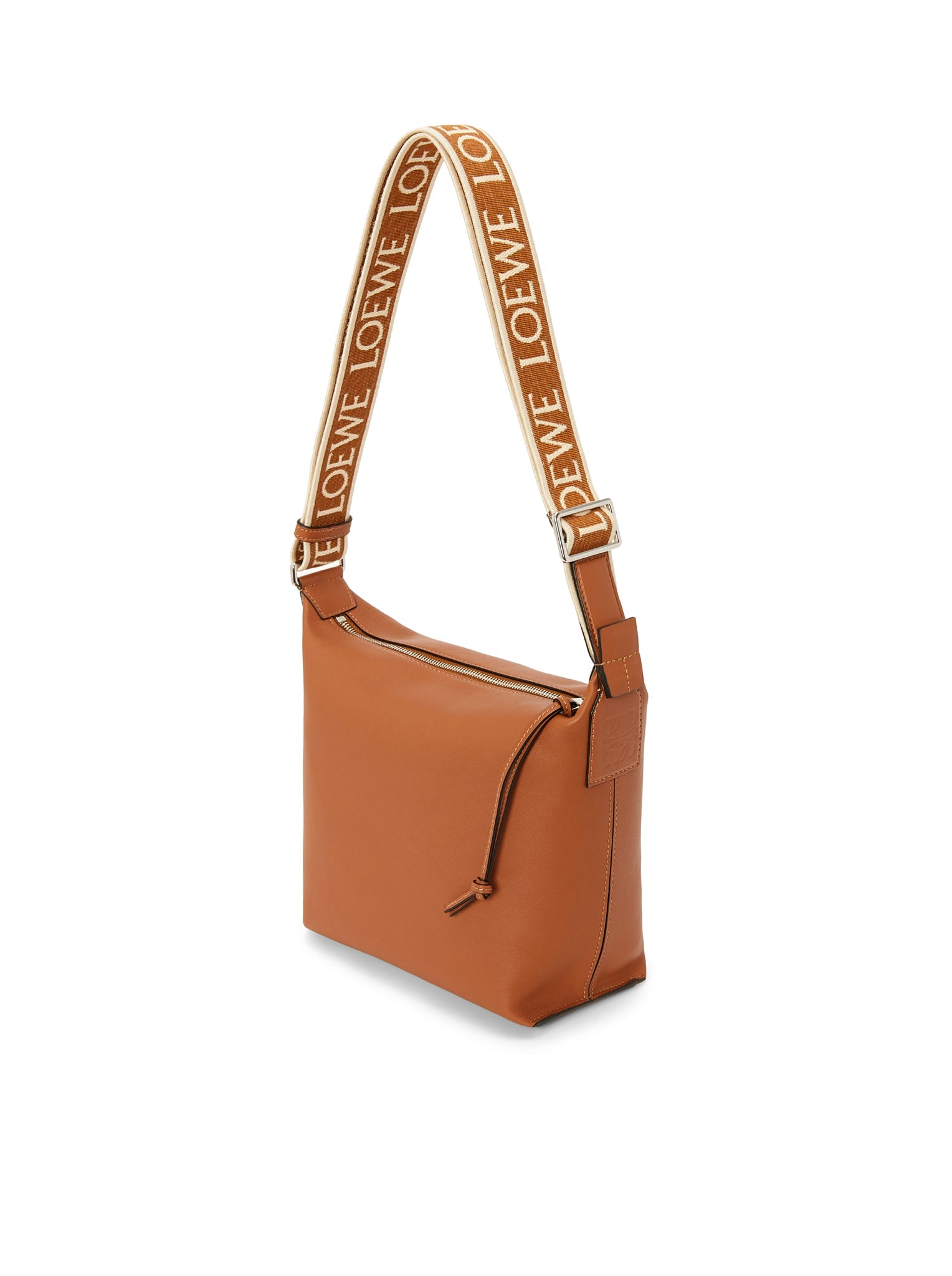 Small Cubi Shoulder Bag In Smooth Calfskin And Jacquard Loewe оригінал – Купити в Україні – детальний вид