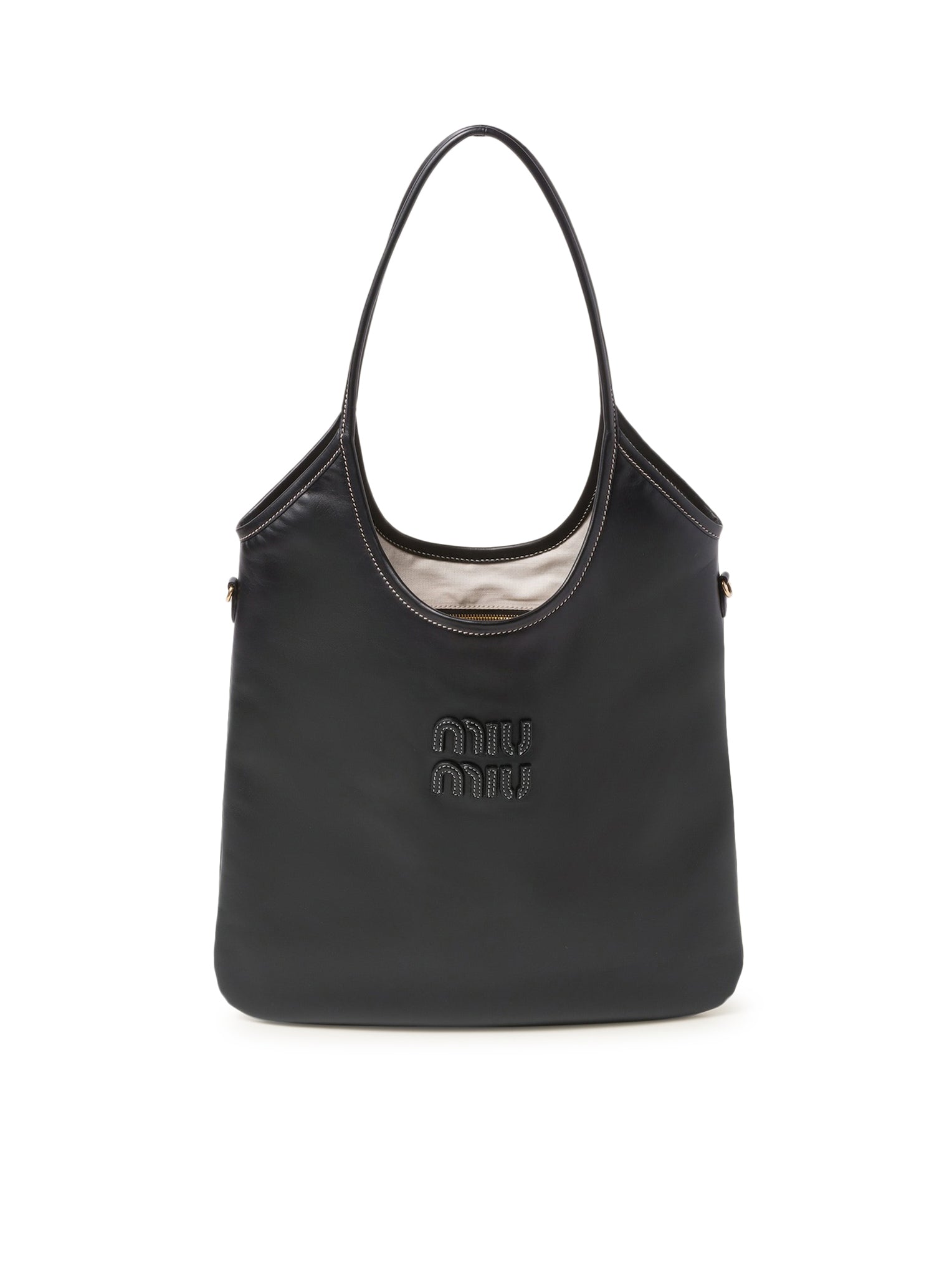 Оригінальна Ivy Leather Bag Miu miu – боковий вид