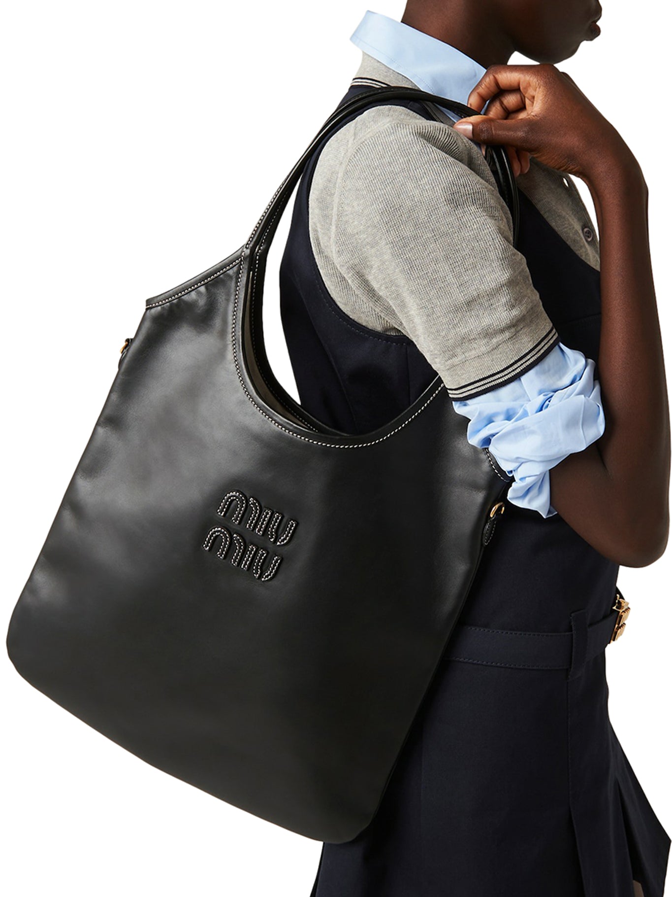 Оригінальна Ivy Leather Bag Miu miu – вид ззаду