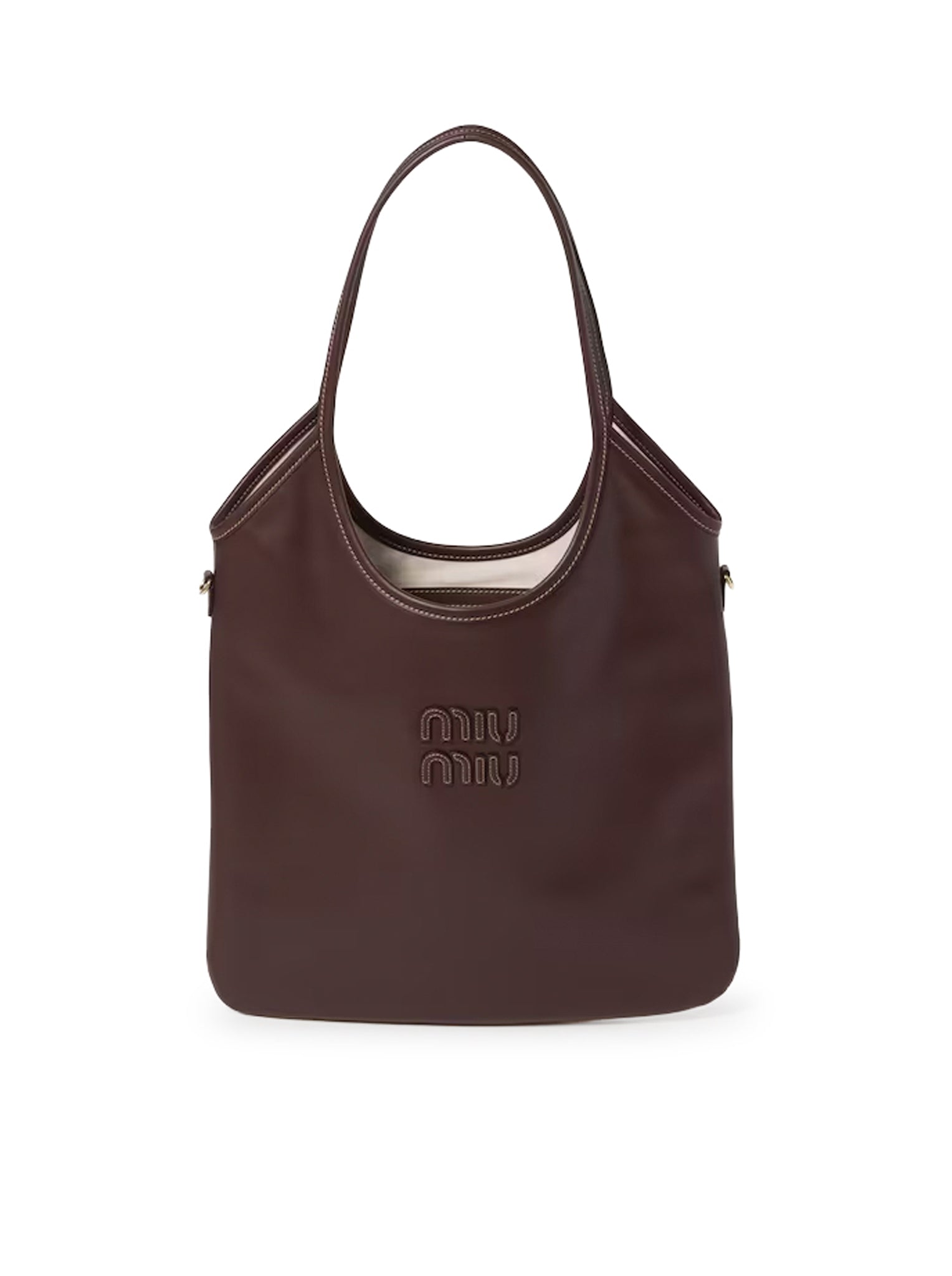Оригінальна Ivy Leather Bag Miu miu – боковий вид