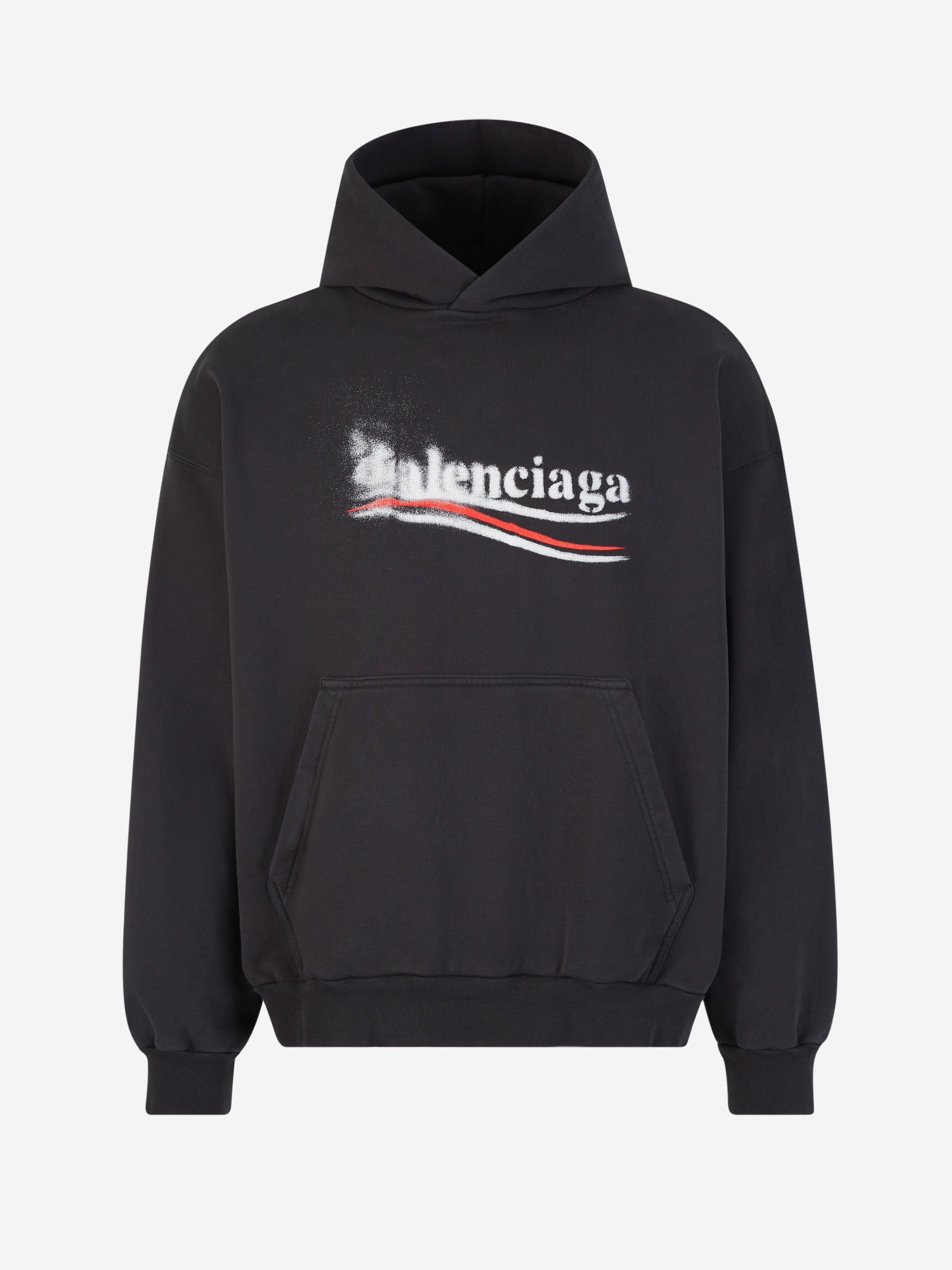 Оригінальна Cotton Logo Sweatshirt Balenciaga – боковий вид