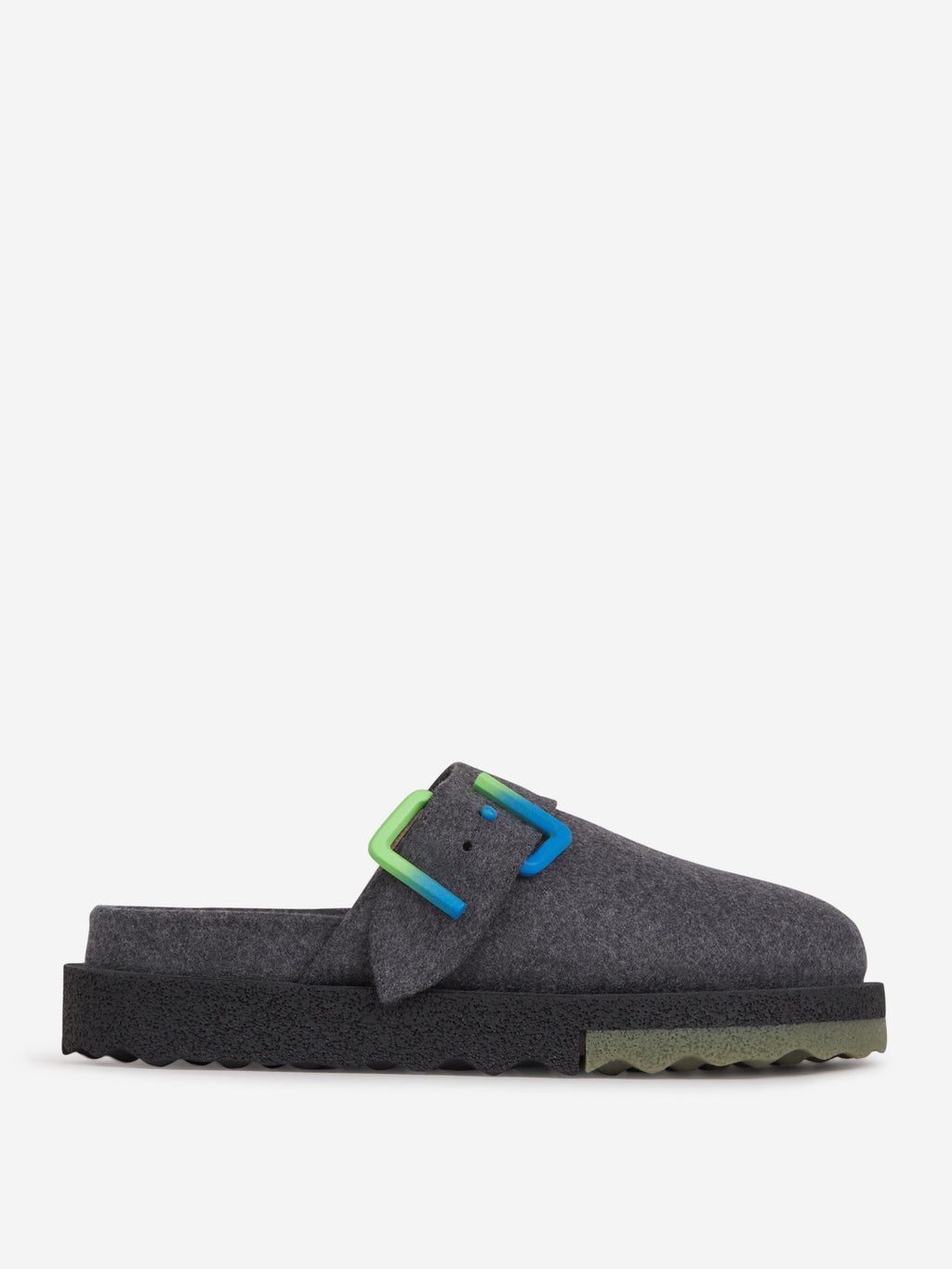Sponge Flannel Mules Off-white оригінал – Купити в Україні – боковий вид
