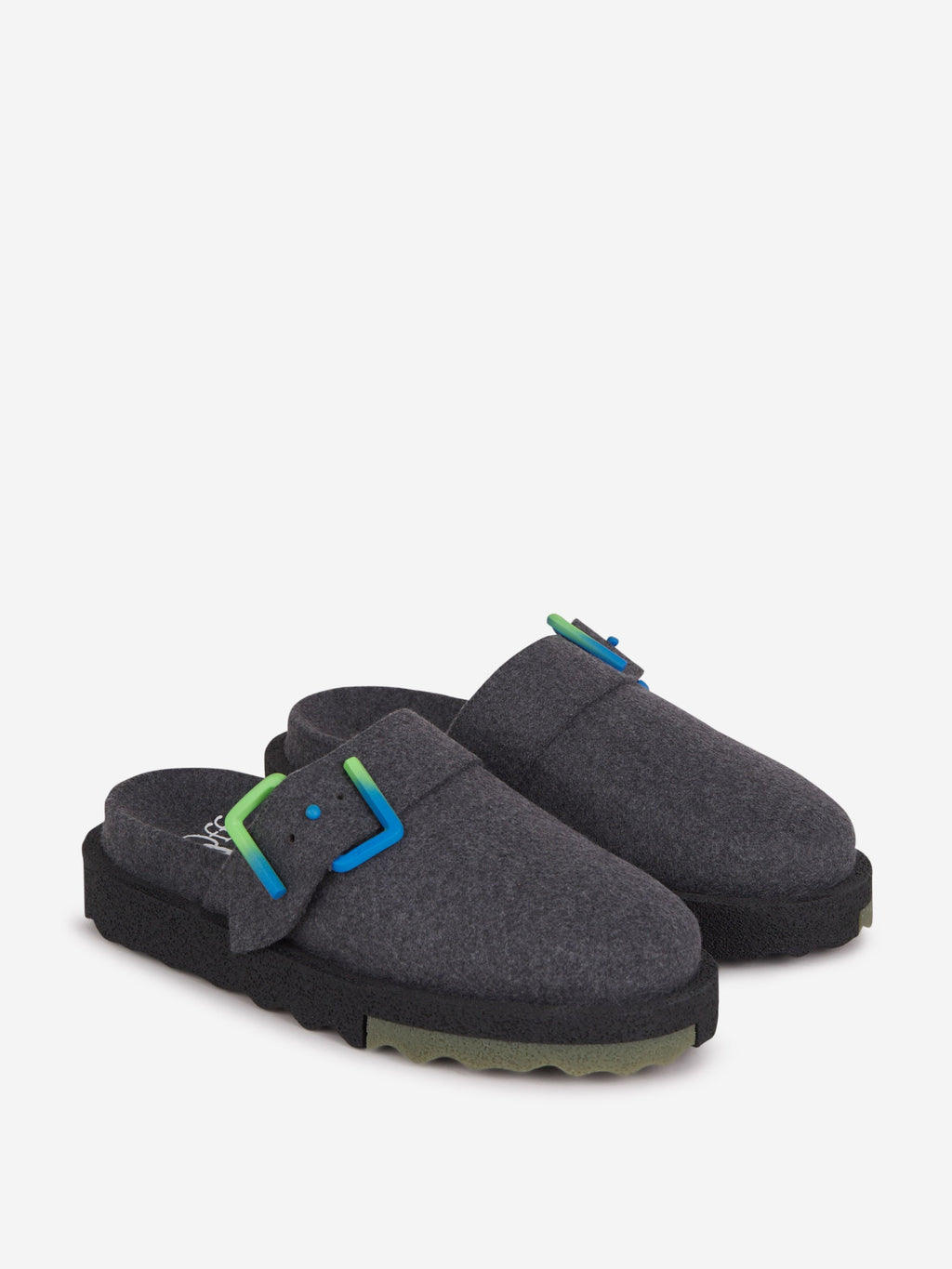 Sponge Flannel Mules Off-white оригінал – Купити в Україні – вид ззаду