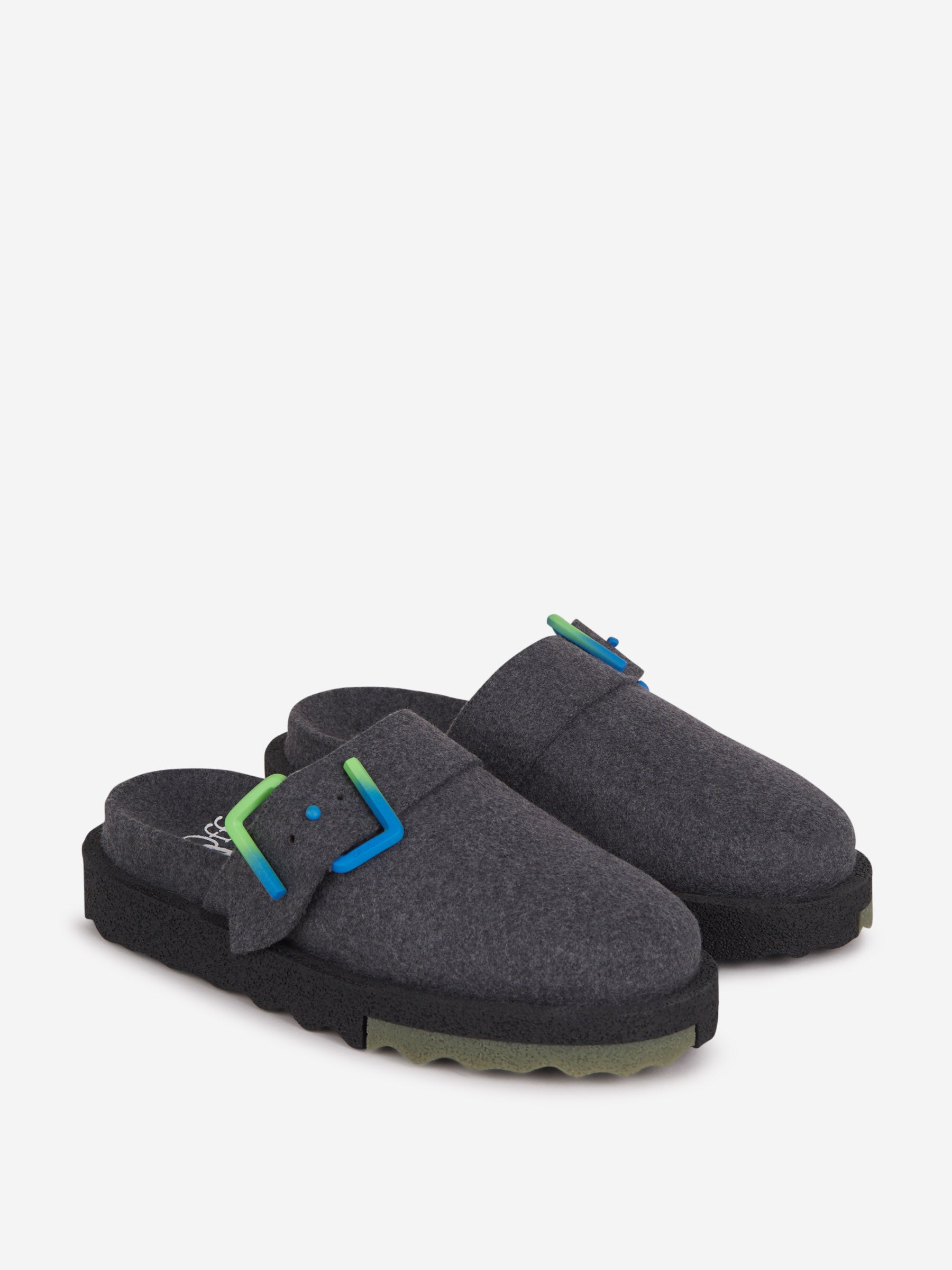 Sponge Flannel Mules Off-white оригінал – Купити в Україні – вид ззаду