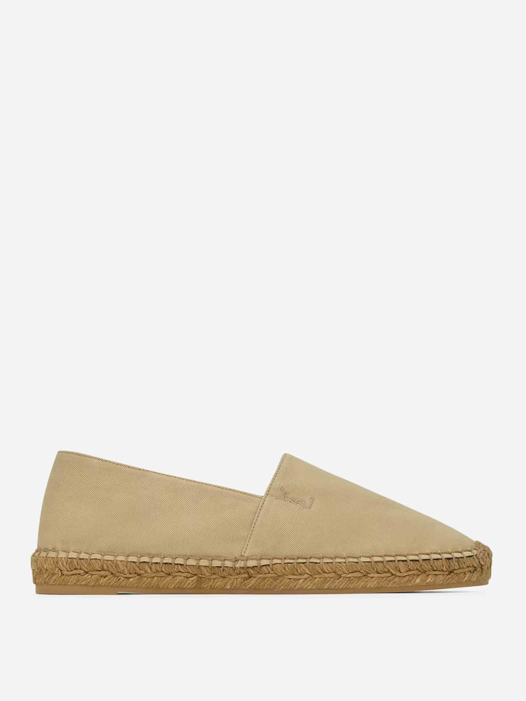 Cotton Gabardine Espadrilles Saint laurent – Гарантія оригінальності – боковий вид