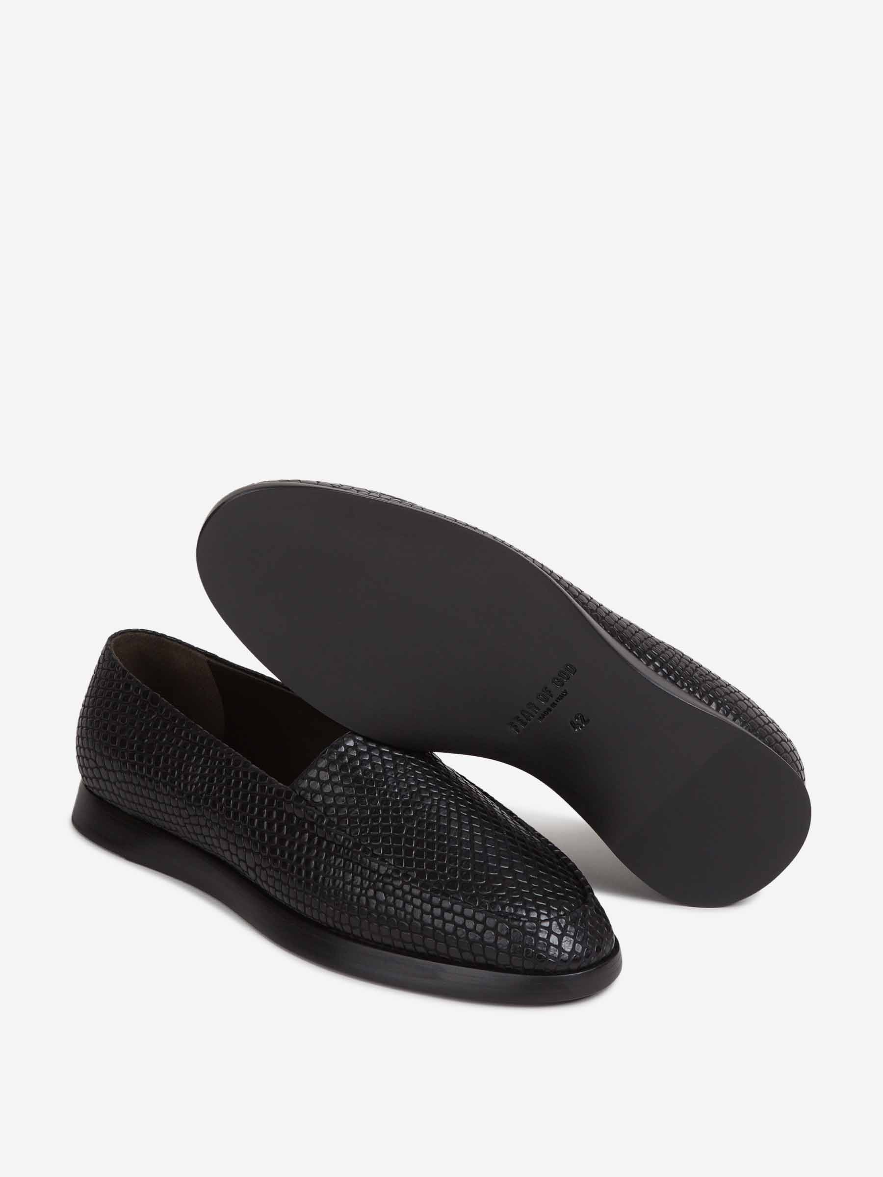 Moccasins Snakeskin Embossed Fear of god – Гарантія оригінальності – збільшений вид