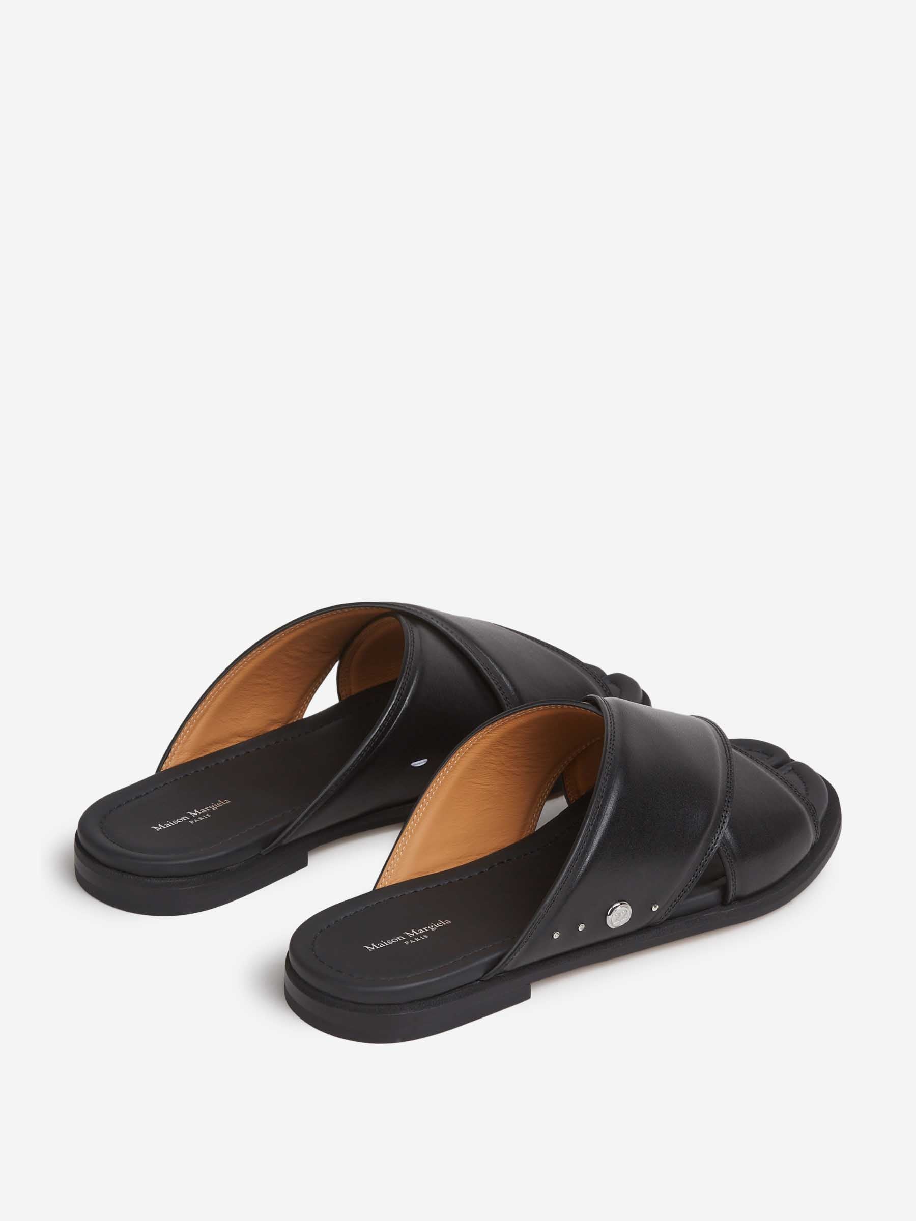 Leather Cross Sandals Maison margiela оригінал – Купити в Україні – детальний вид