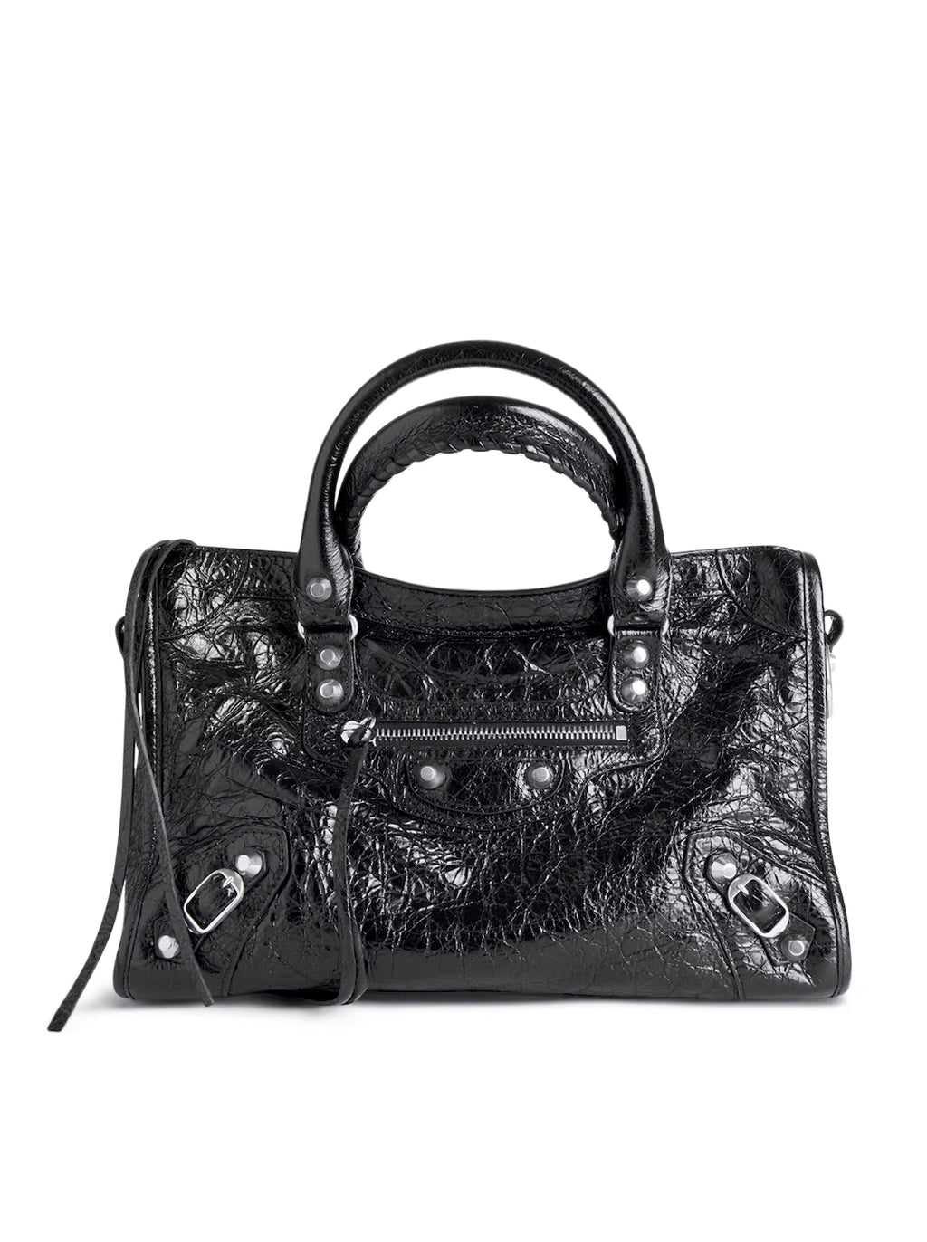 Le City Small Bag In Black Balenciaga – Гарантія оригінальності – боковий вид
