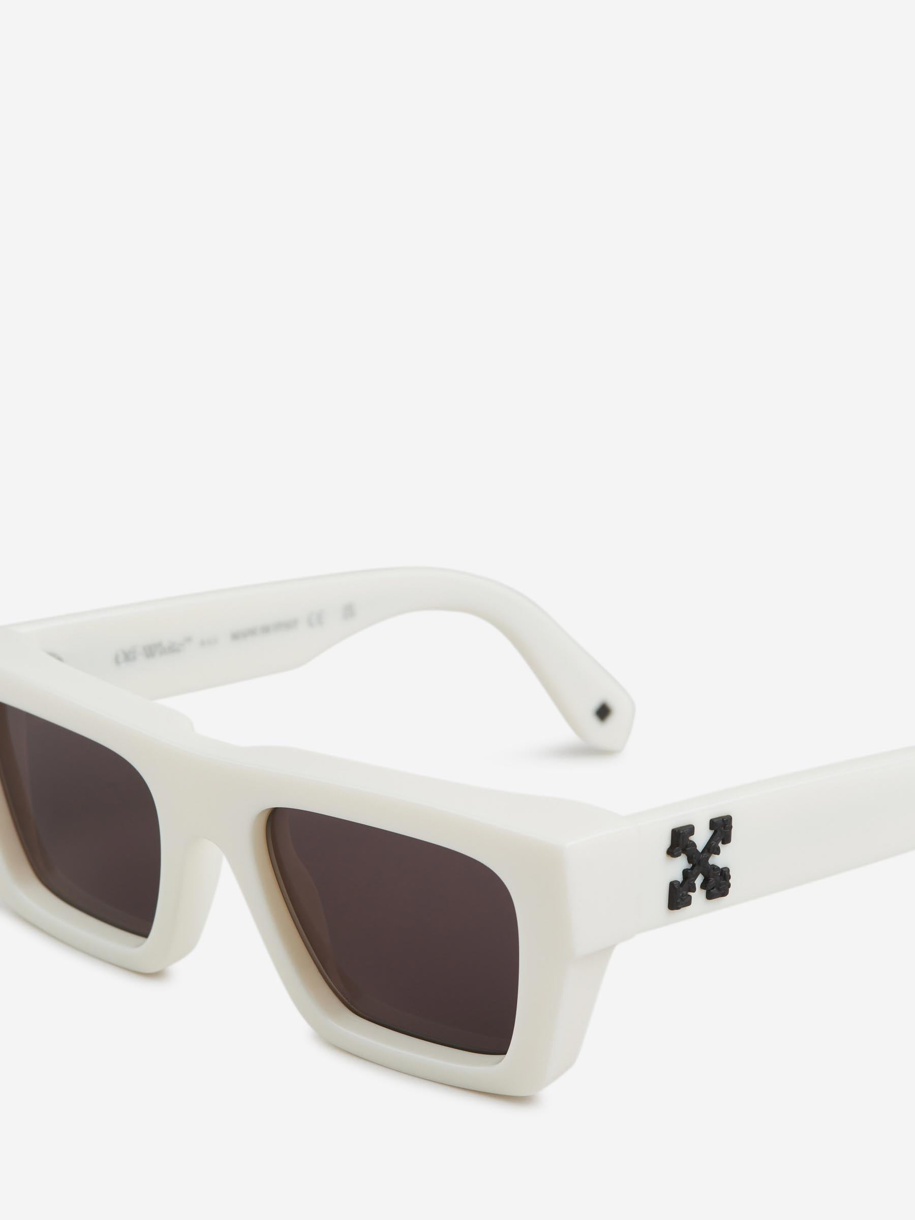 Оригінальна Oregon Rectangular Sunglasses Off-white – вид ззаду