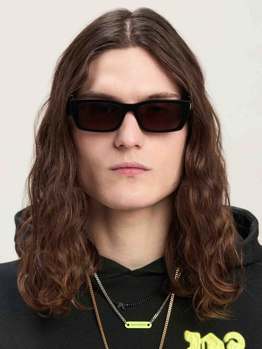 Rectangular Sunglasses Palm angels оригінал – Купити в Україні – вид ззаду