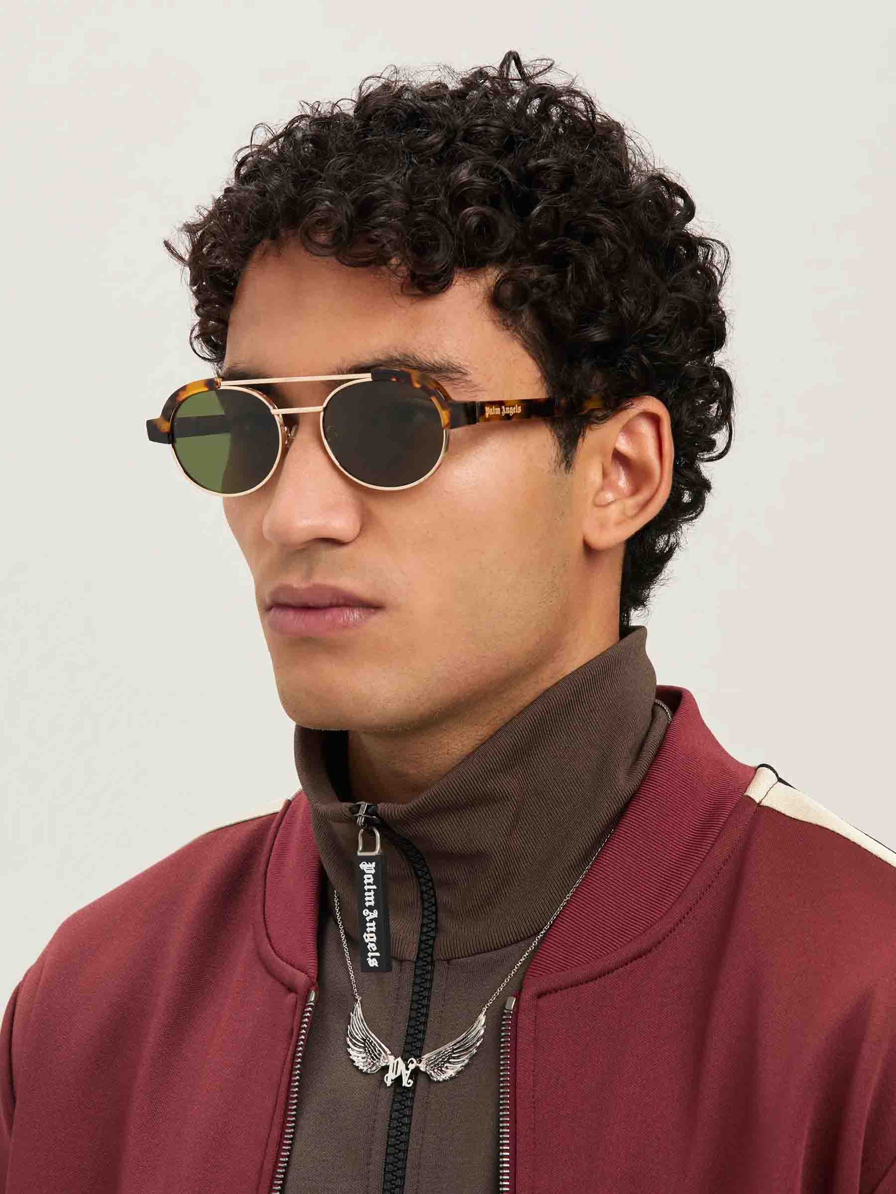 Оригінальна Artesia Oval Sunglasses Palm angels – вид ззаду