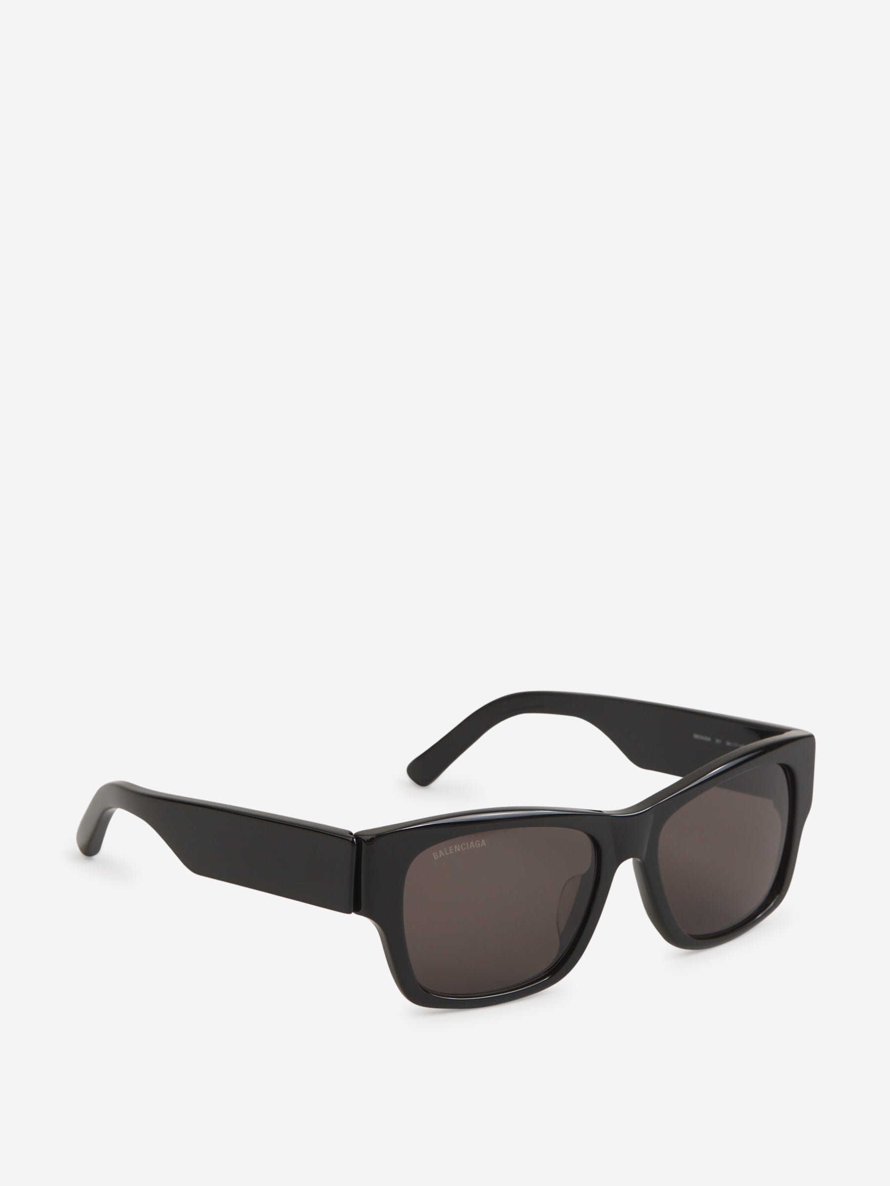 Max Square Rectangular Sunglasses Balenciaga оригінал – Купити в Україні – вид ззаду - BALENCIAGA