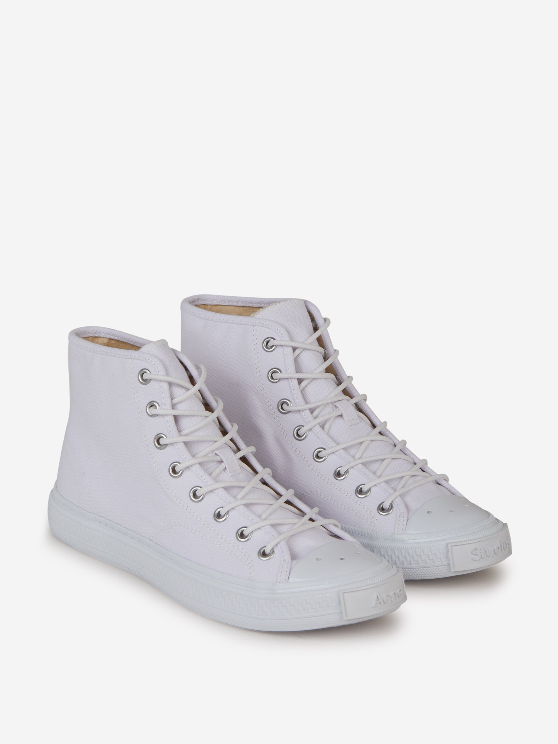 Оригінальна Canvas Logo Sneakers Acne studios – вид ззаду