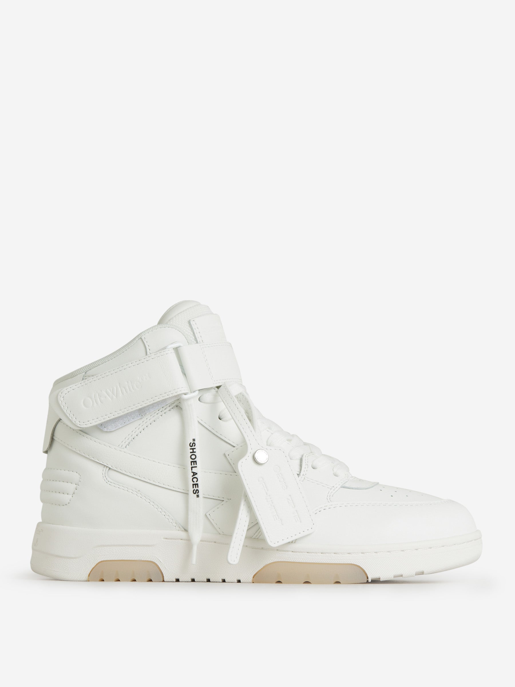 Zapatillas MID Top Out Of Office Off-white – Гарантія оригінальності – боковий вид