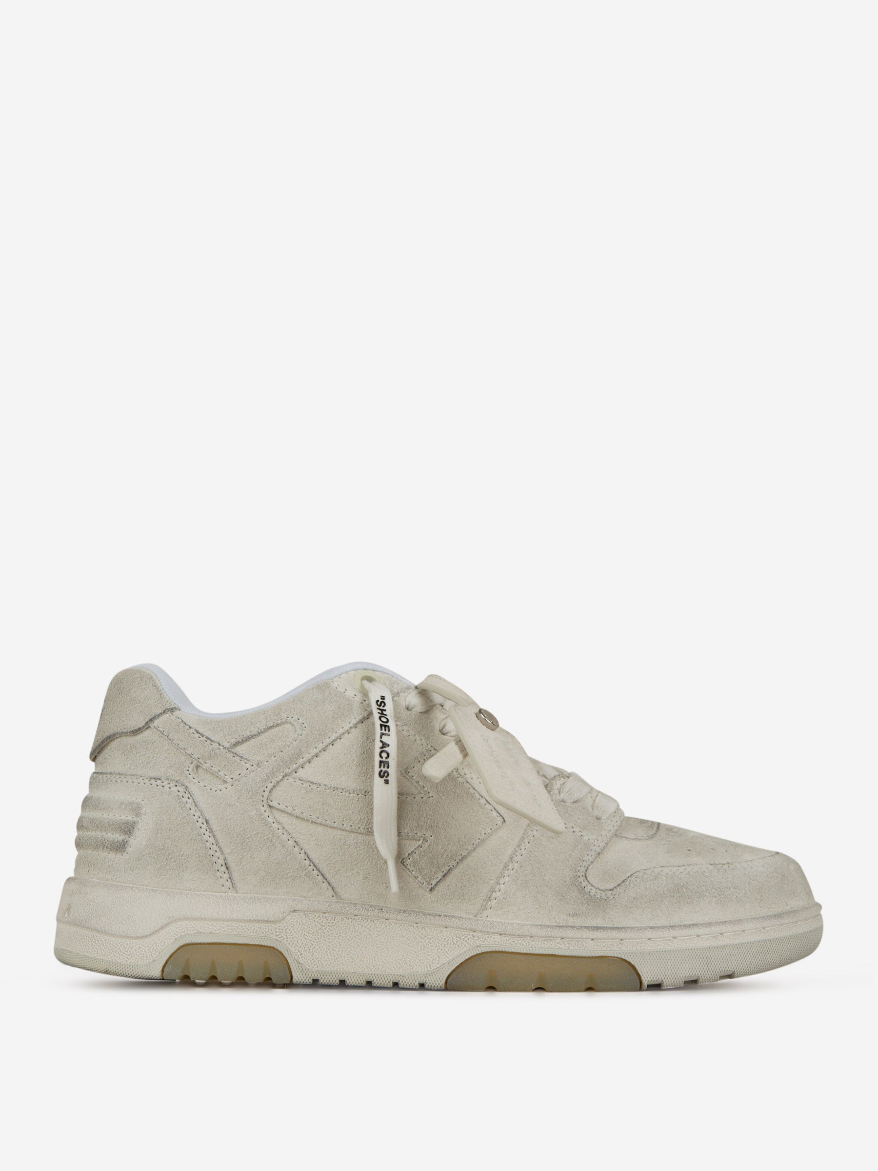 Sneakers Out Of Office Off-white – Гарантія оригінальності – боковий вид