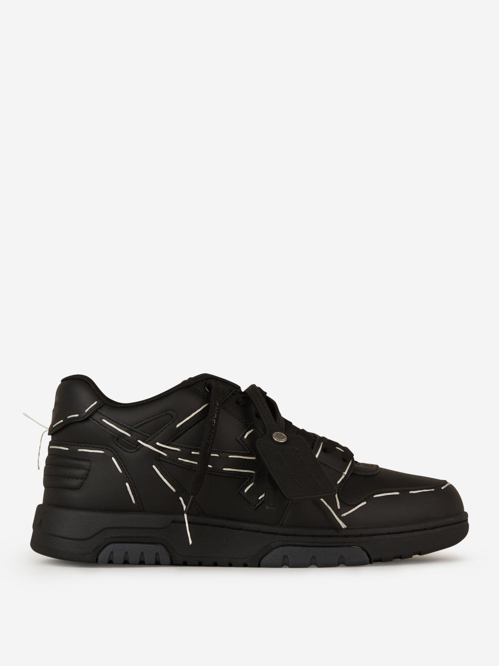 Sneakers Out Of Office Piel Off-white – Гарантія оригінальності – боковий вид