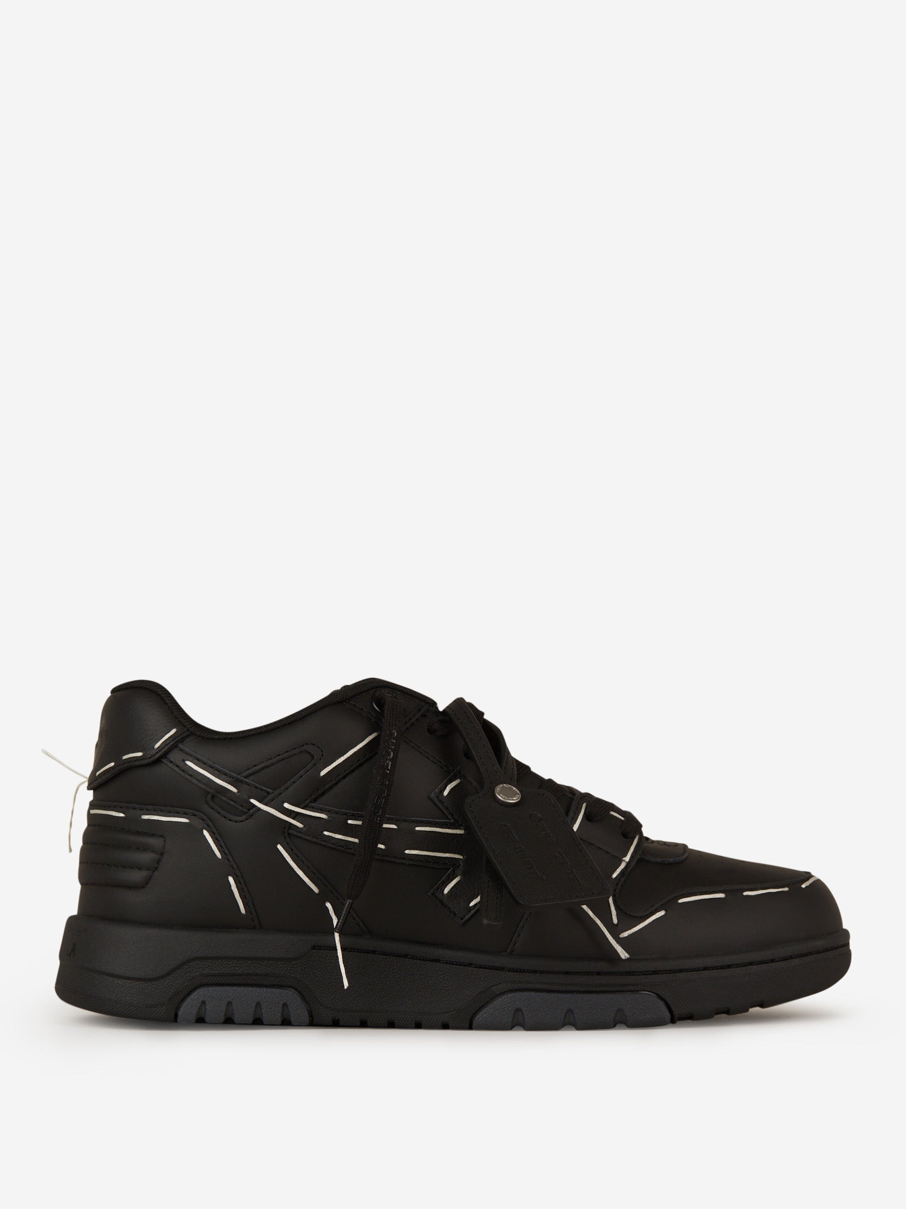 Sneakers Out Of Office Piel Off-white – Гарантія оригінальності – боковий вид