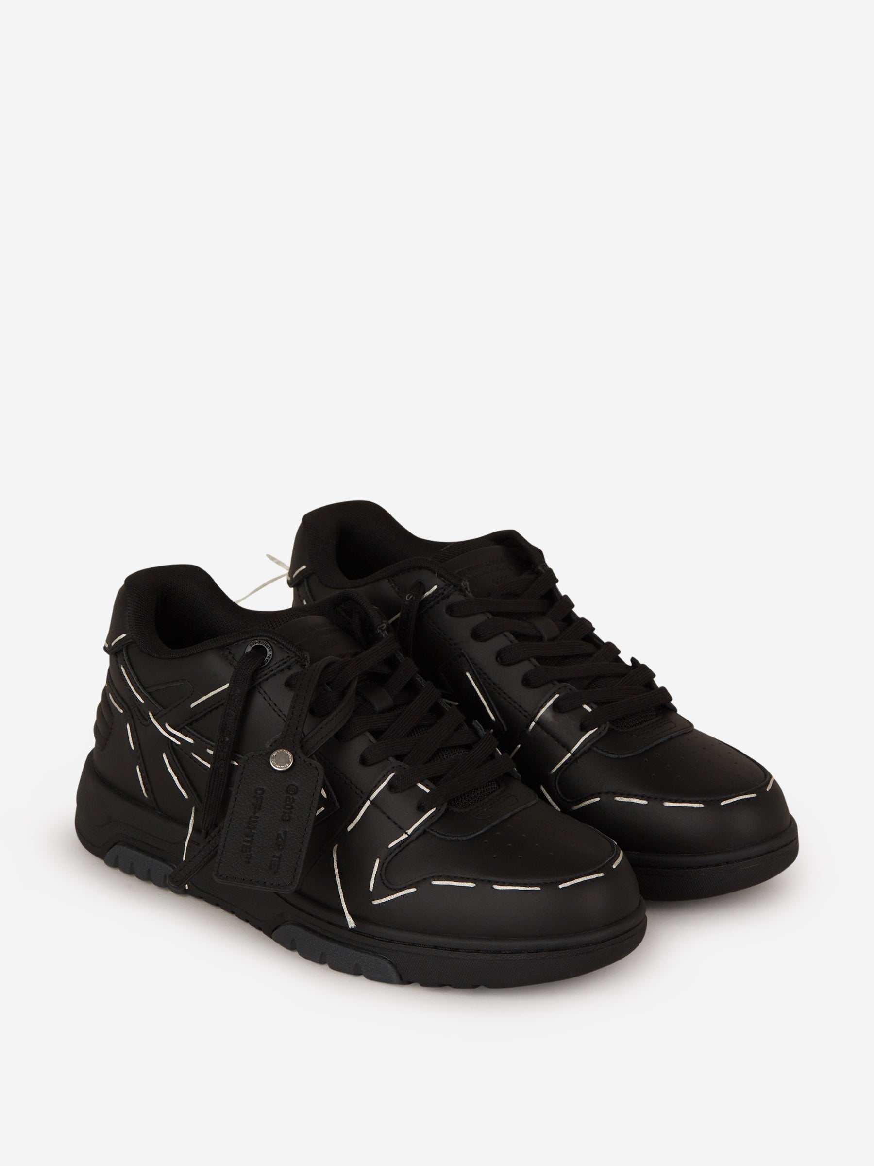 Sneakers Out Of Office Piel Off-white – Гарантія оригінальності – вид ззаду