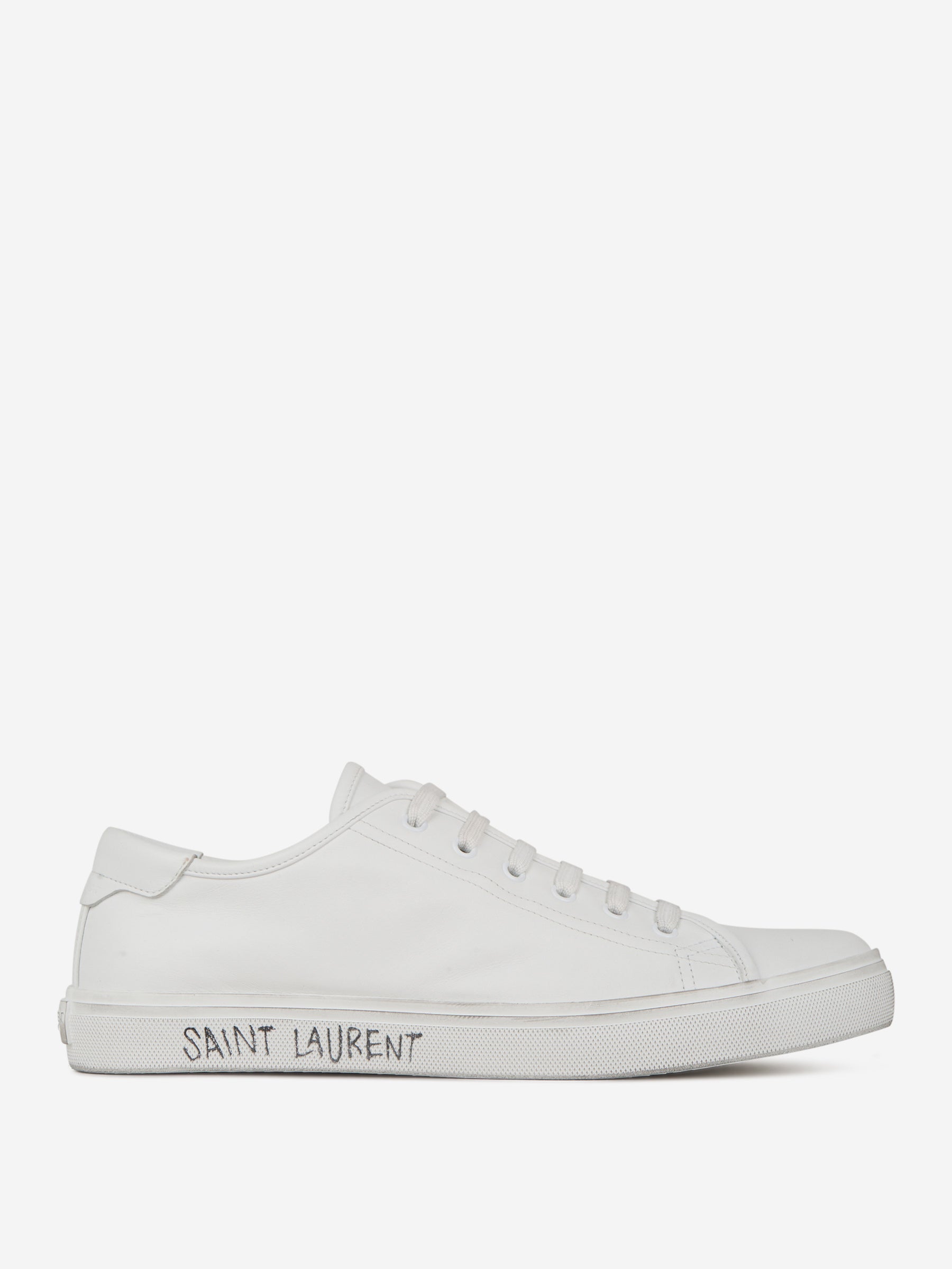 Malibu Leather Sneakers Saint laurent – Гарантія оригінальності – боковий вид