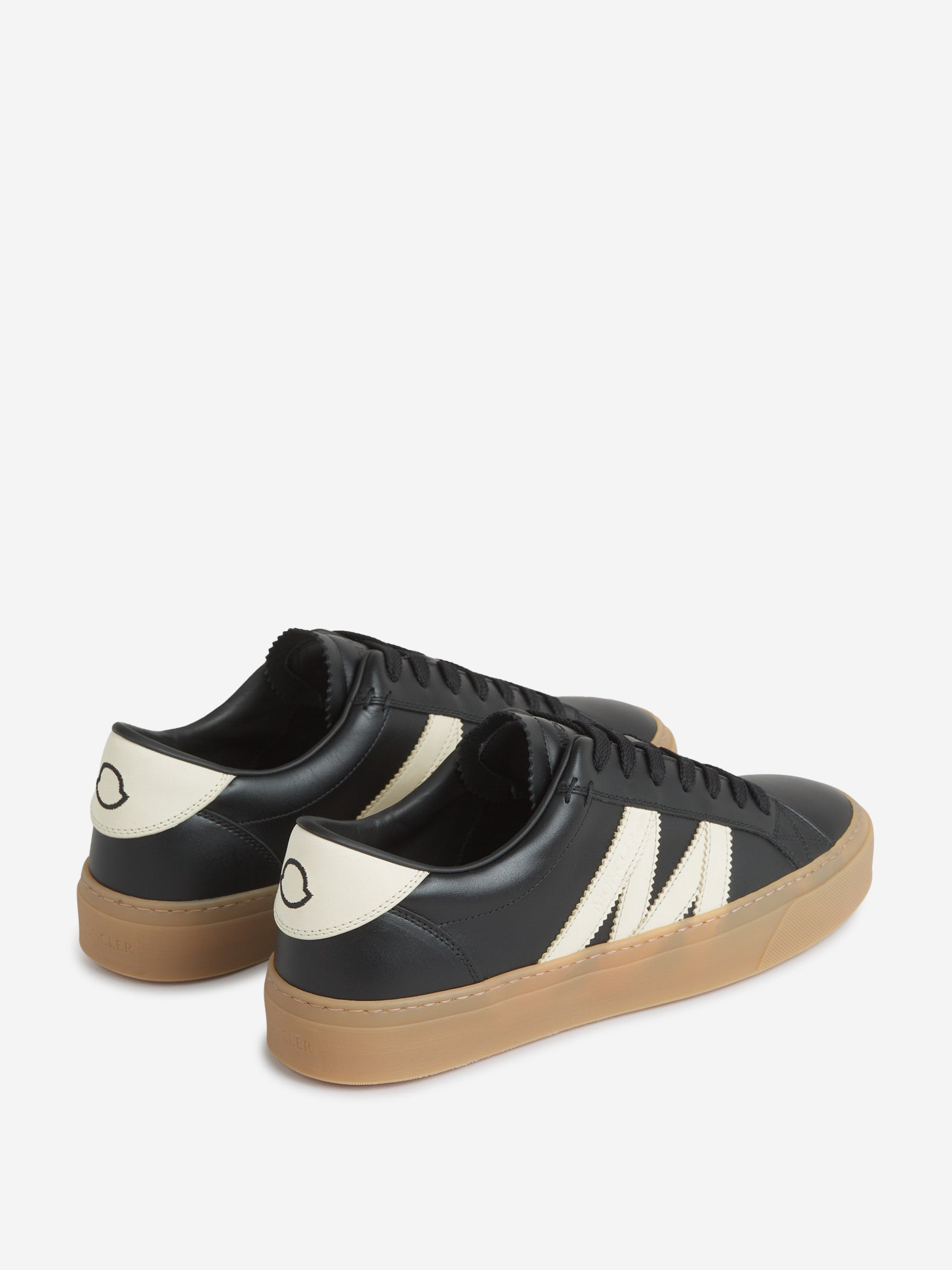 Оригінальна Monaco2 Leather Sneakers Moncler – детальний вид - MONCLER