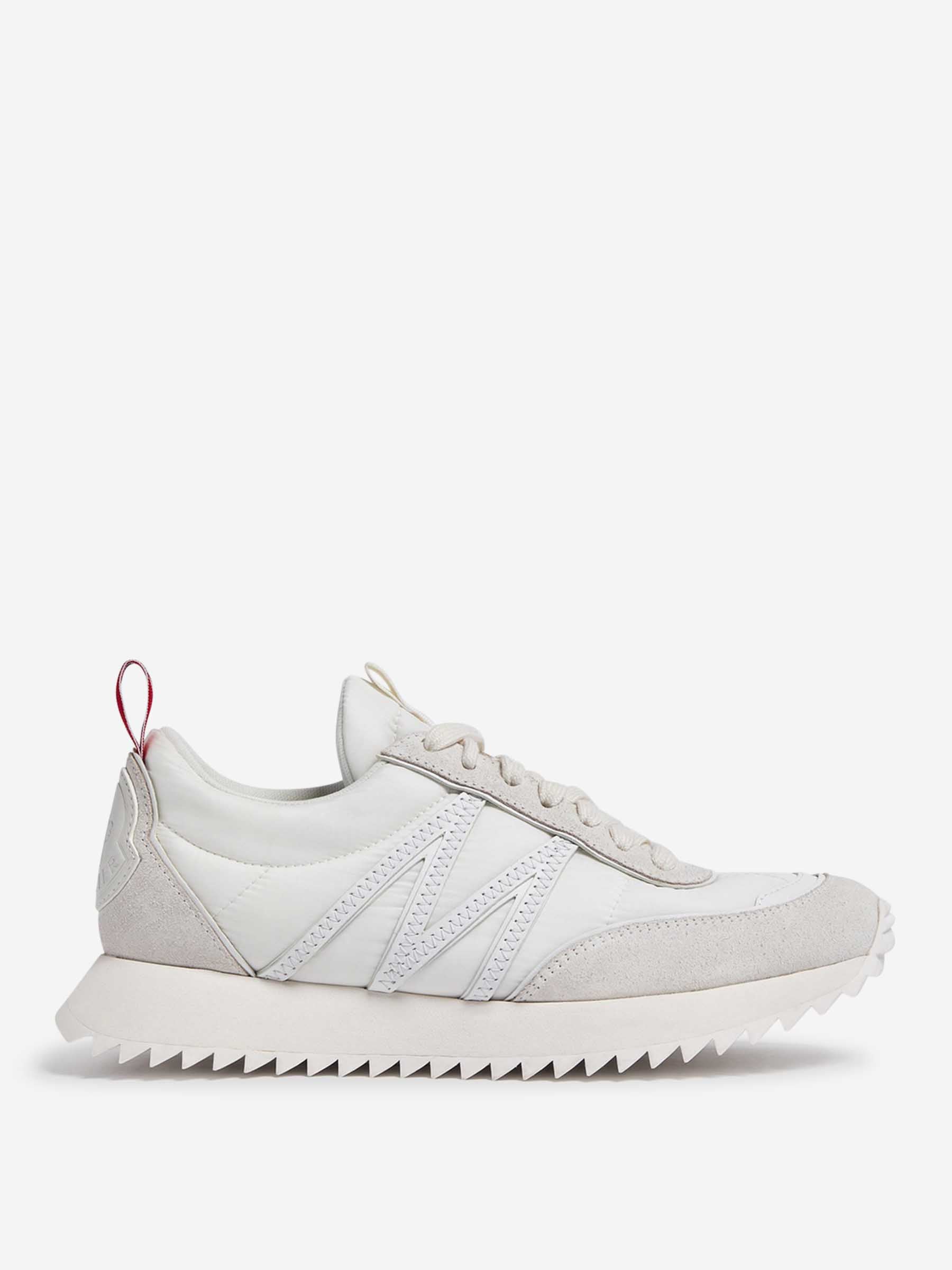 Pacey Suede Sneakers Moncler – Гарантія оригінальності – боковий вид - MONCLER