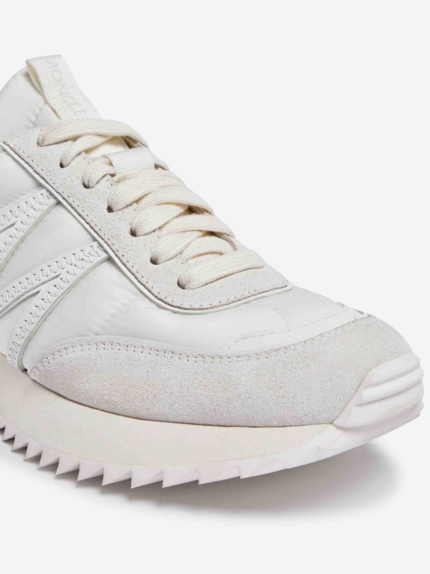 Pacey Suede Sneakers Moncler – Гарантія оригінальності – детальний вид - MONCLER
