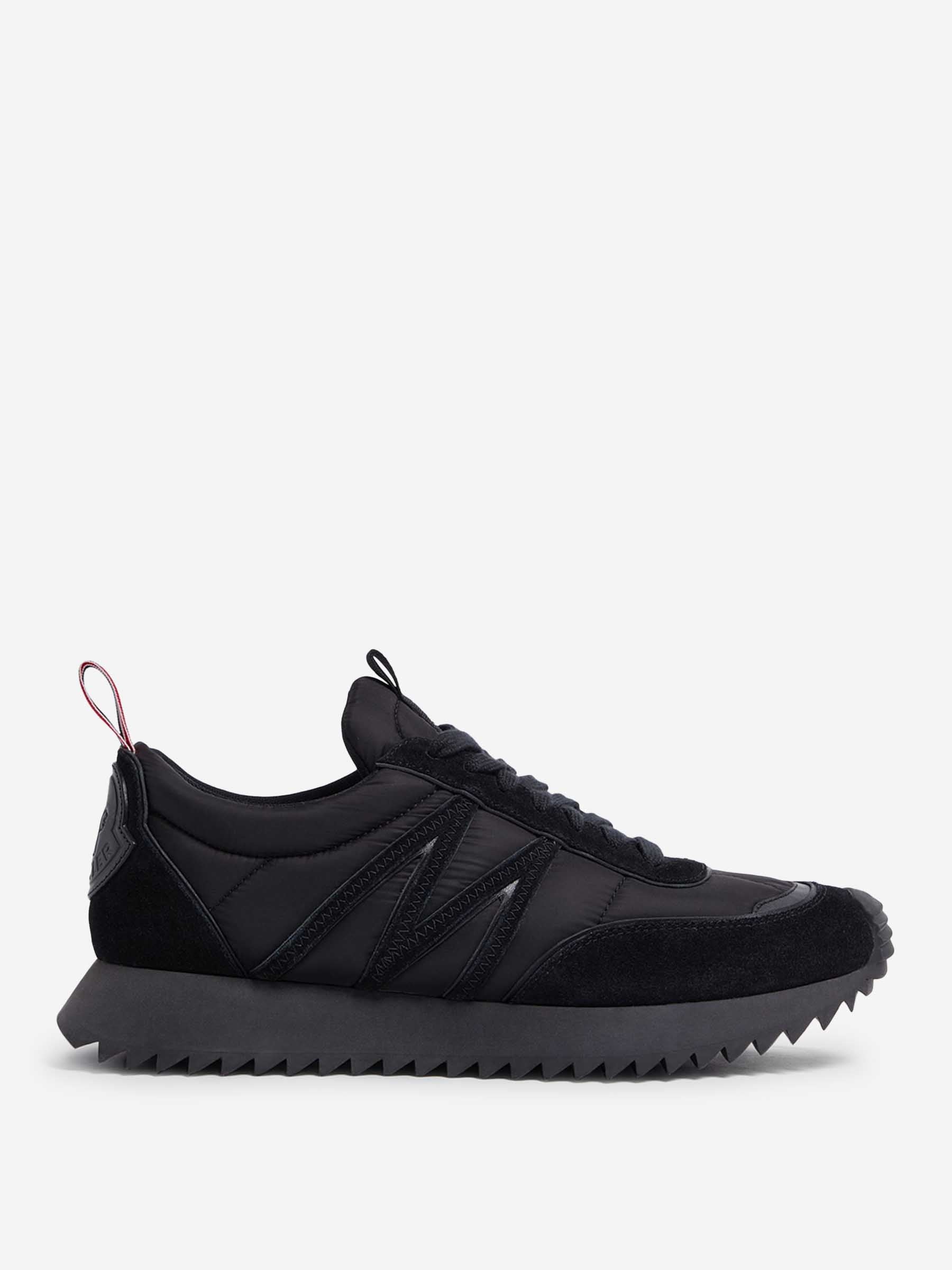 Pacey Suede Sneakers Moncler – Гарантія оригінальності – боковий вид - MONCLER