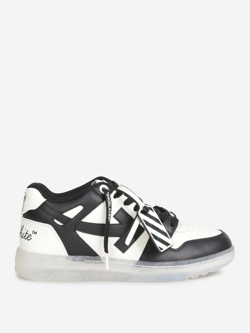 Sneakers Out Of Office Off-white – Гарантія оригінальності – боковий вид