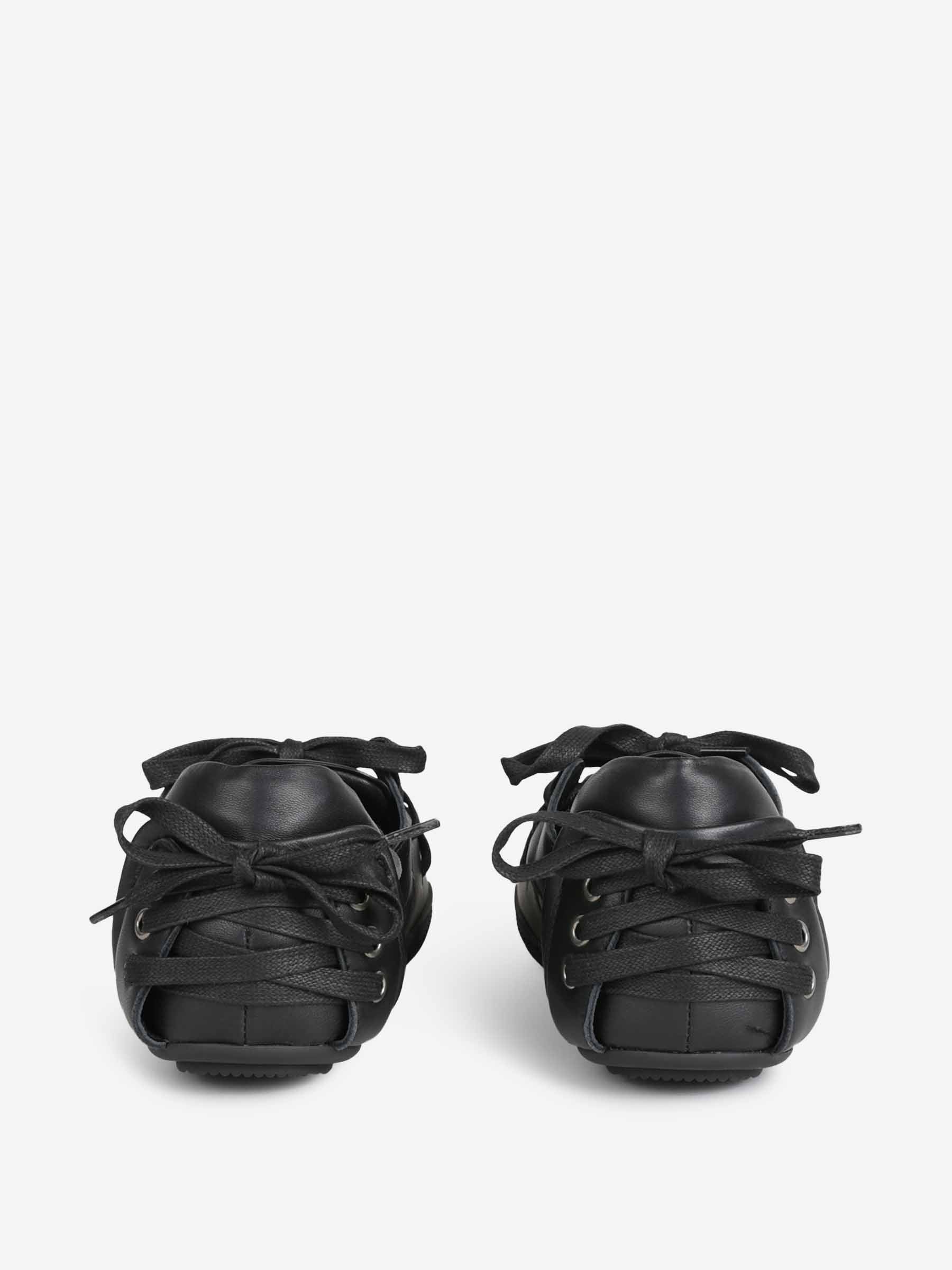 Leather Sneakers With Laces Acne studios – Гарантія оригінальності – детальний вид