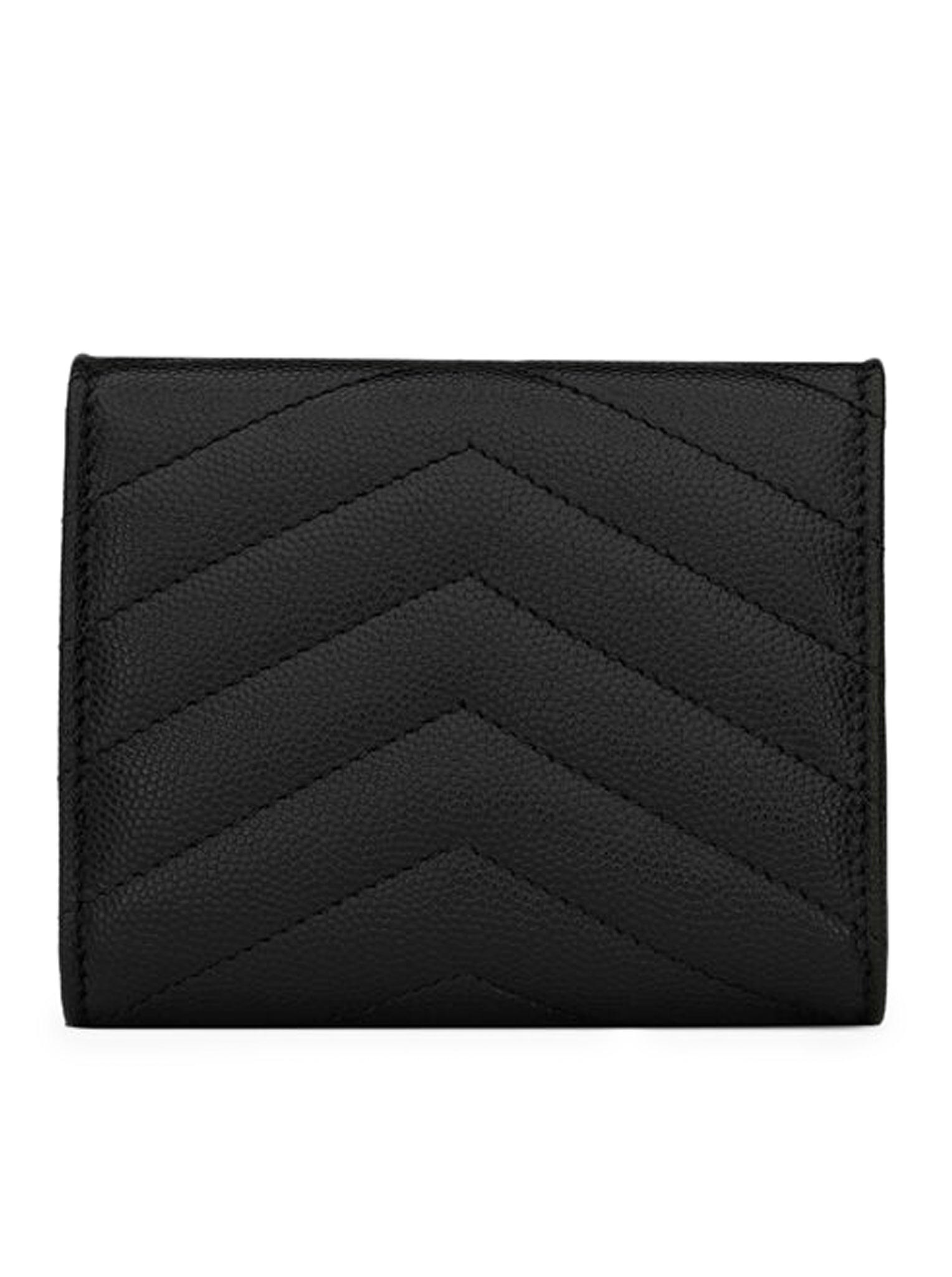 CASSANDRE MATELASSÉ MULTI-FOLDED WALLET IN GRAIN DE POUDRE EMBOSSED LEATHER SAINT LAURENT оригінал – Купити в Україні – вид ззаду