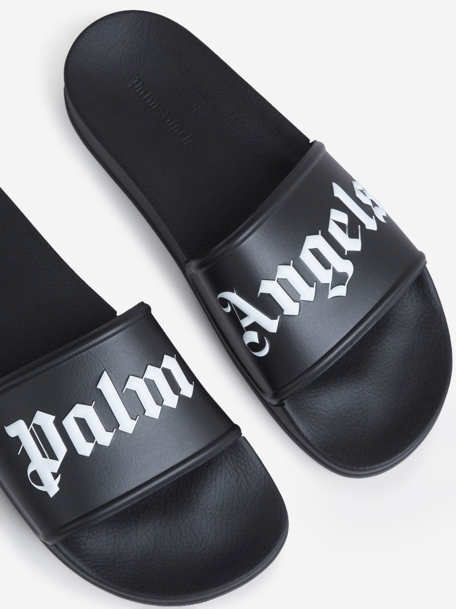 Sandalias Pool Logo Palm angels – Гарантія оригінальності – збільшений вид