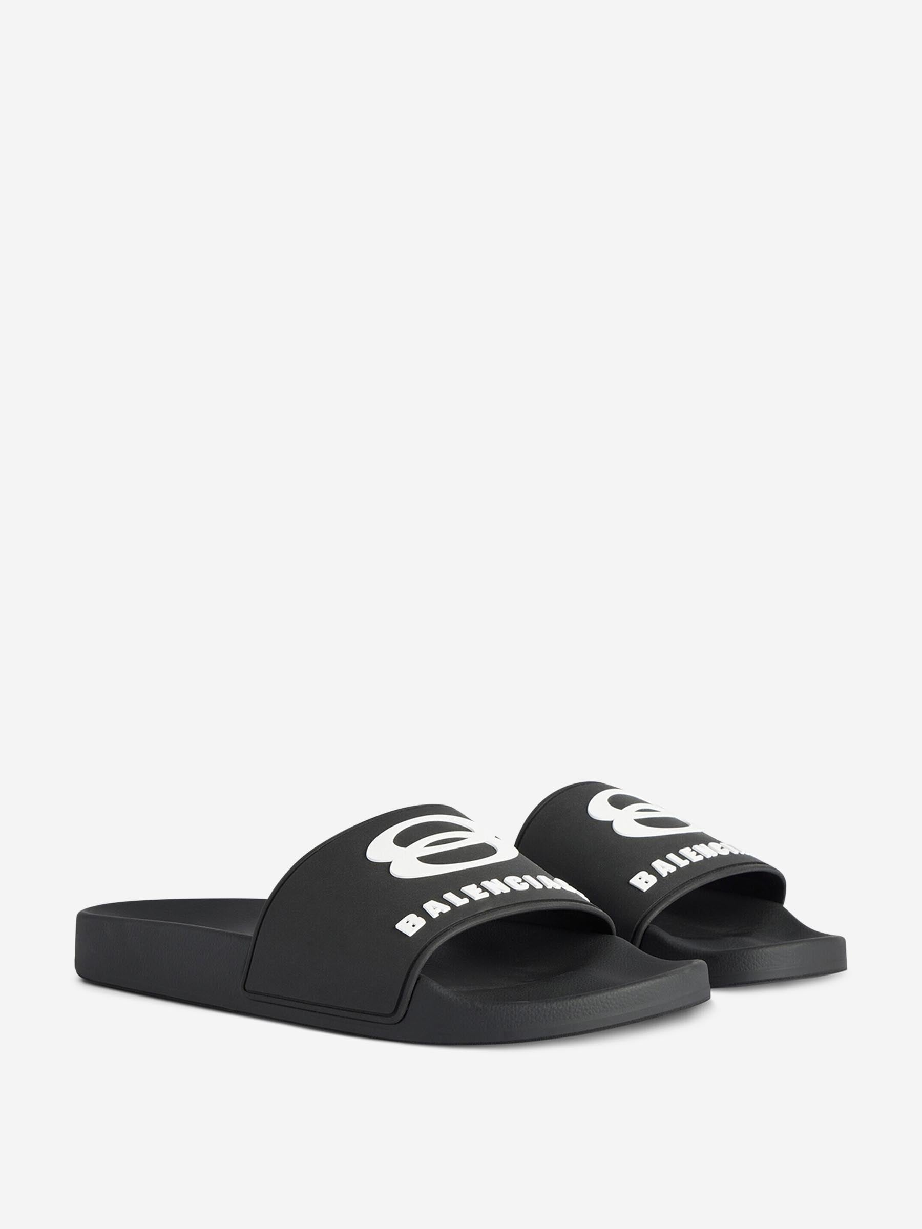Оригінальна Pool Slide Flip-Flops Balenciaga – боковий вид