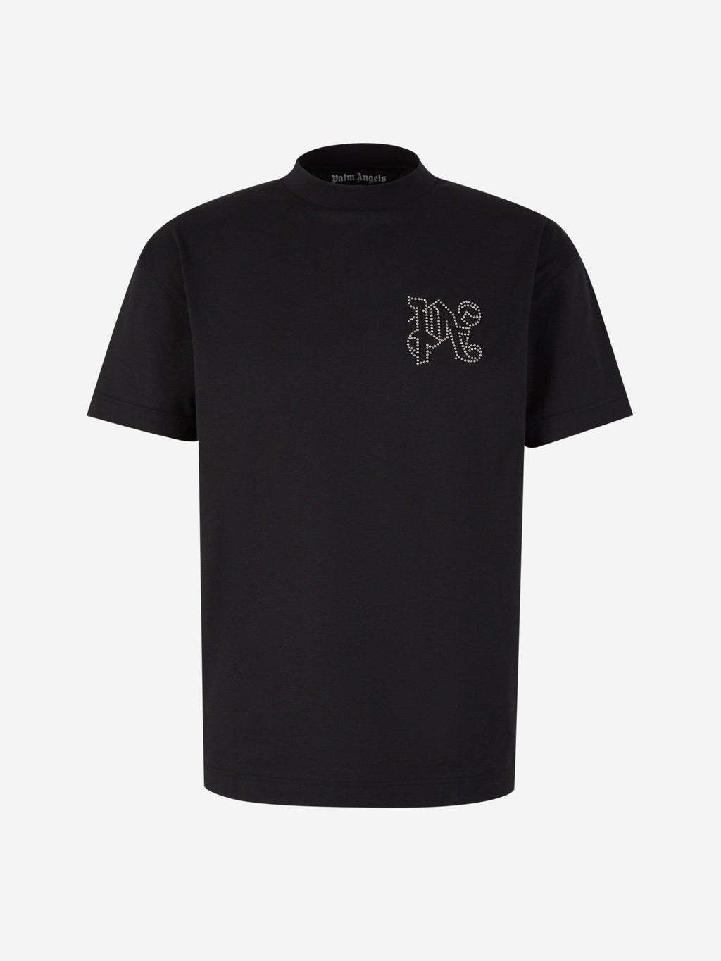 Monogram Cotton T-Shirt Palm angels оригінал – Купити в Україні – боковий вид