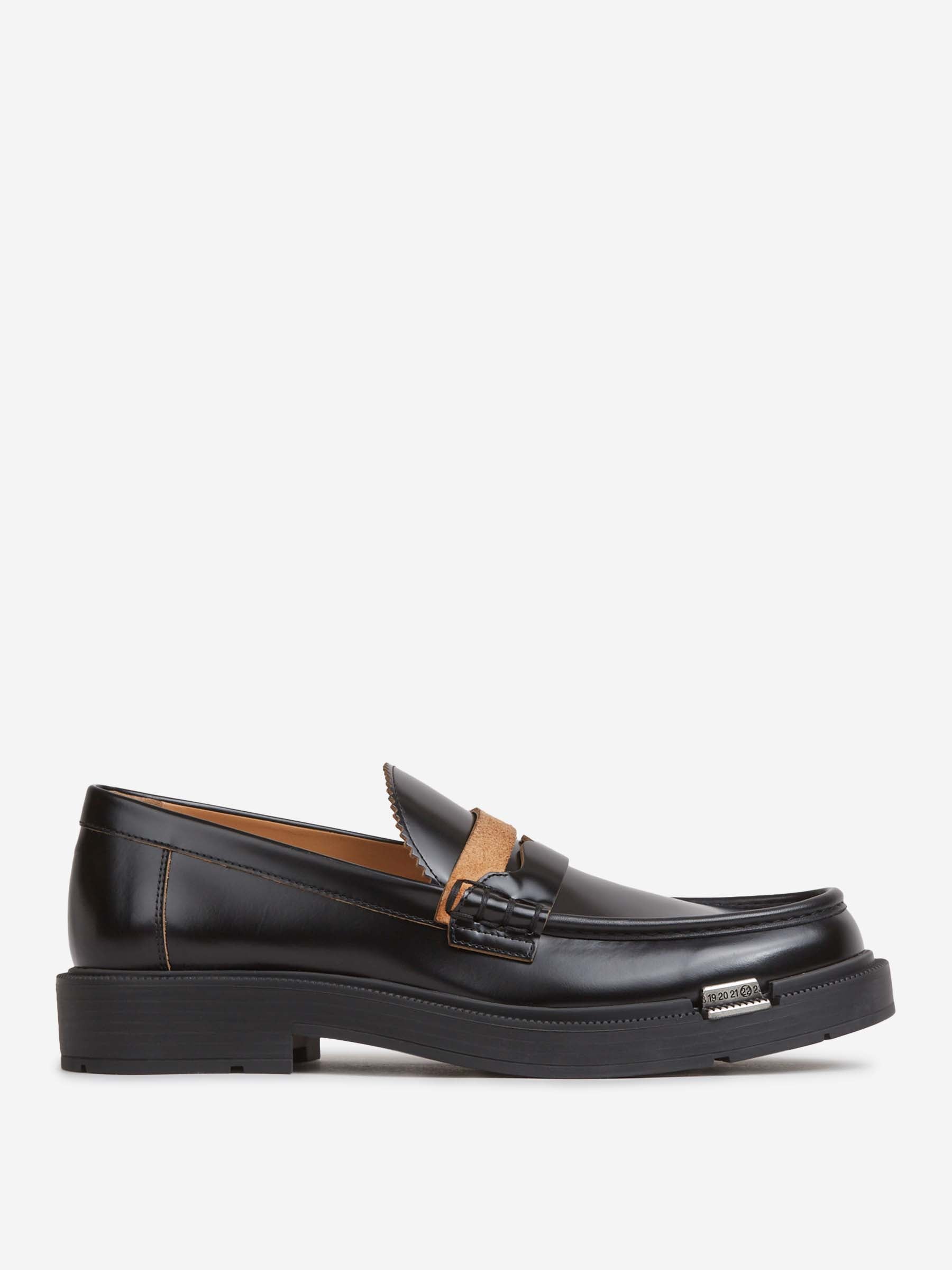 Leather Contrast Loafers Maison margiela оригінал – Купити в Україні – боковий вид