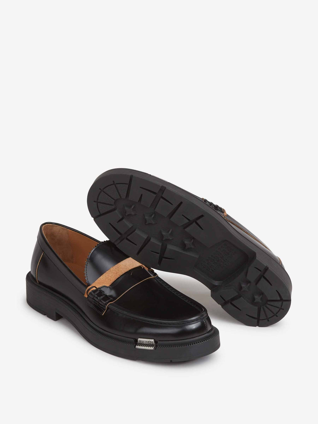 Leather Contrast Loafers Maison margiela оригінал – Купити в Україні – збільшений вид