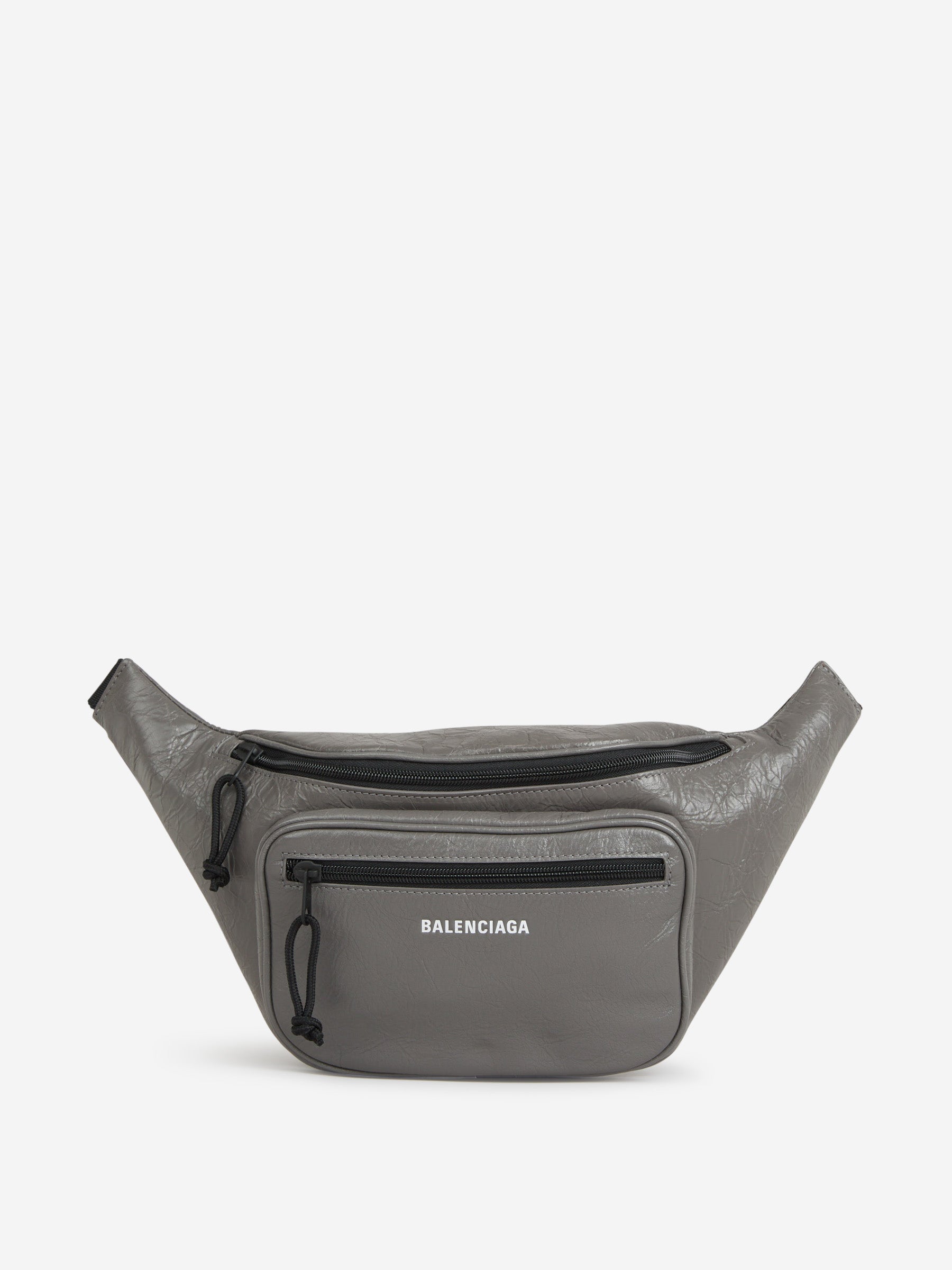 Оригінальна Leather Logo Beltpack Balenciaga – боковий вид