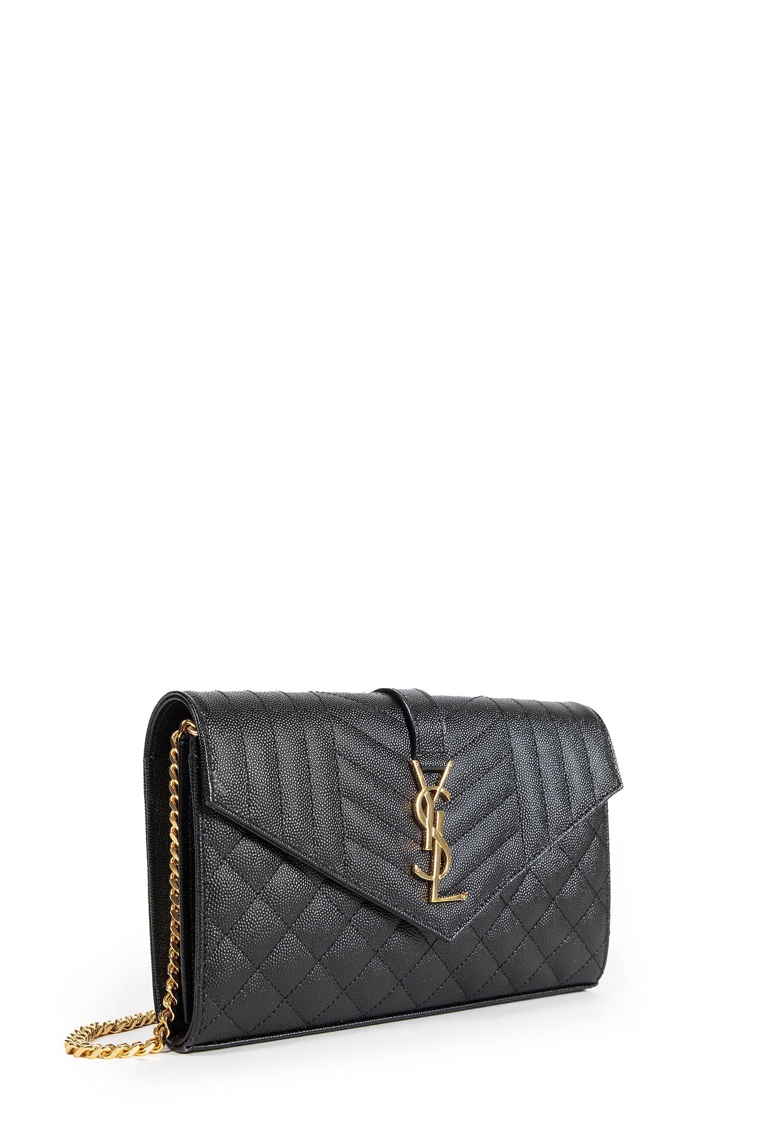 Monogram Chain Wallet In MIX Matelassé Saint laurent оригінал – Купити в Україні – вид ззаду