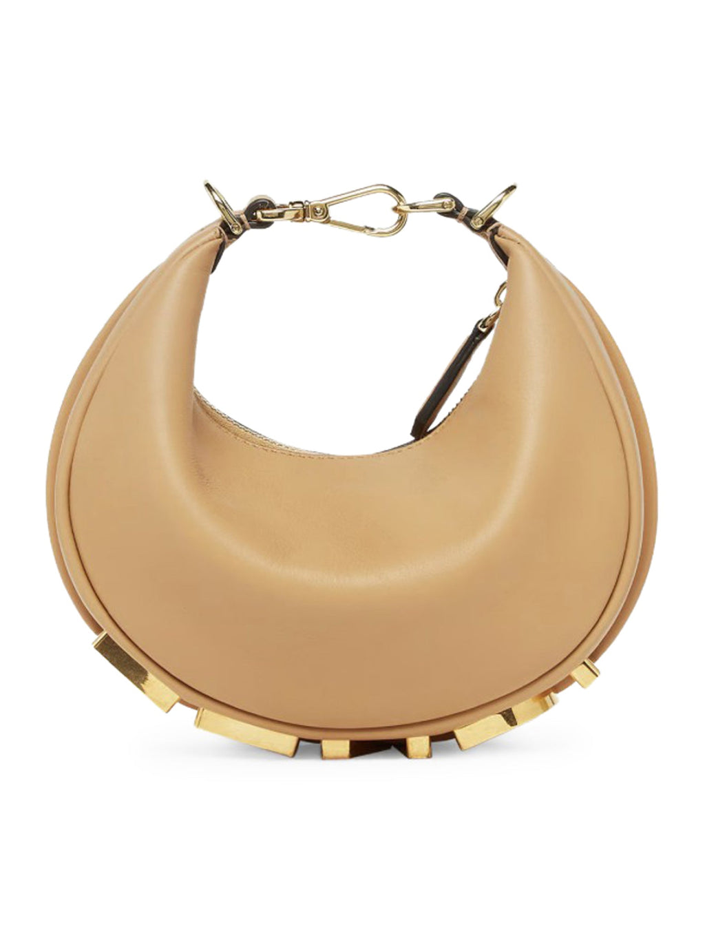 Оригінальна graphy Mini In Honey Leather Fendi – боковий вид