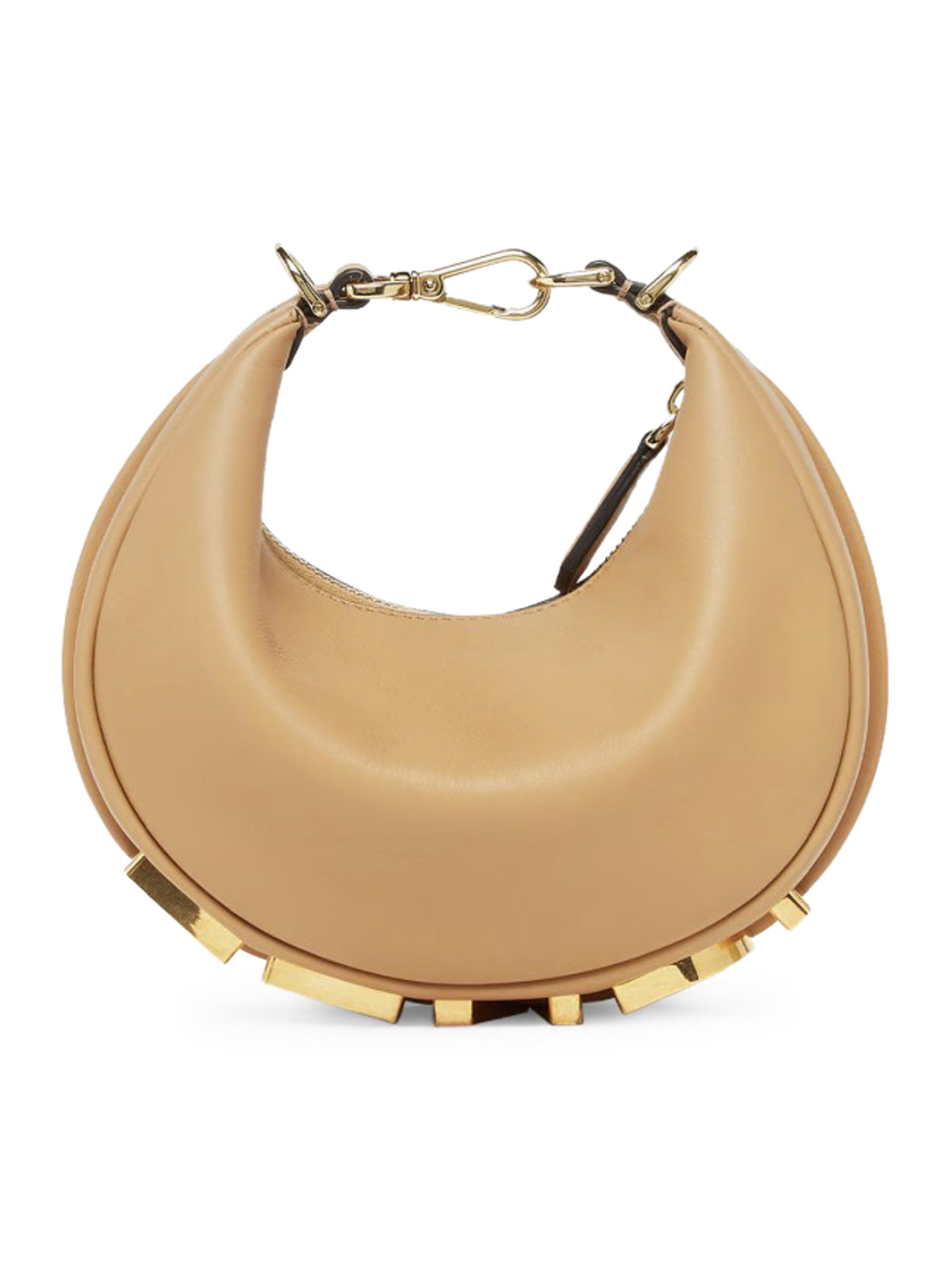 Оригінальна graphy Mini In Honey Leather Fendi – боковий вид