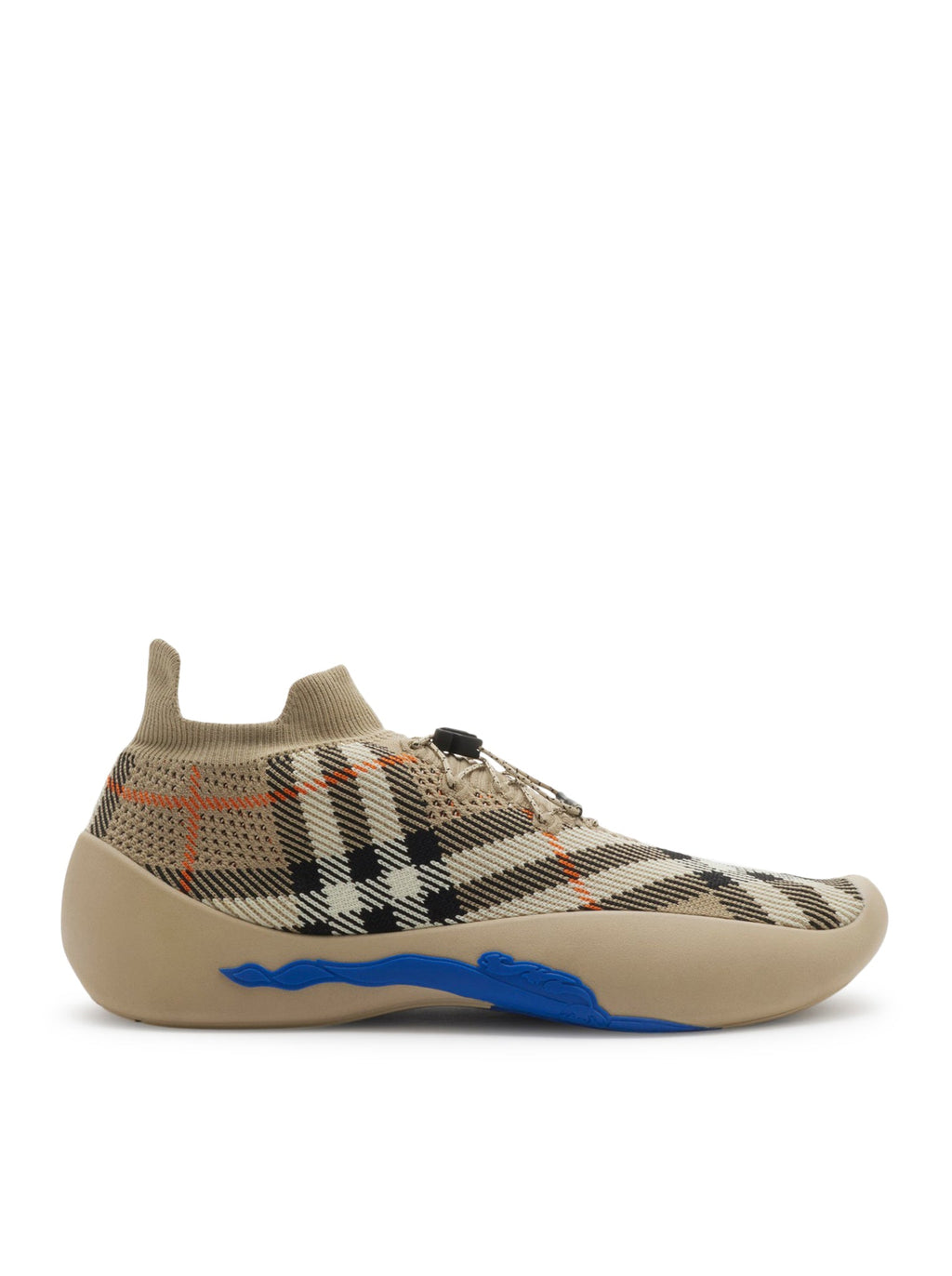 Neptune Sneaker With Knitted Check Pattern Burberry – Гарантія оригінальності – боковий вид