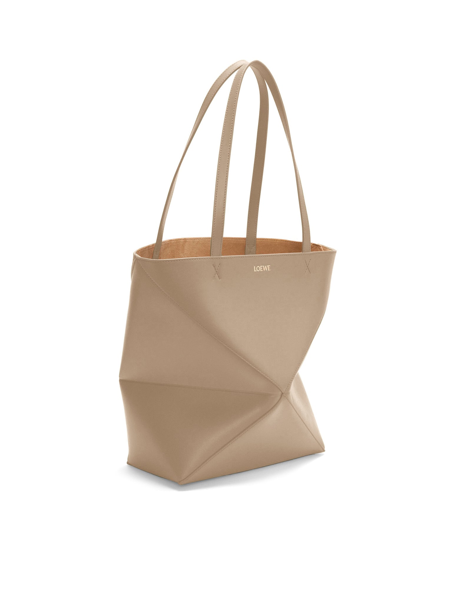 Puzzle Fold Tote Bag In Polished Calfskin Loewe оригінал – Купити в Україні – збільшений вид