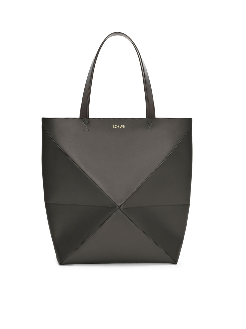 Puzzle Fold Tote XL Bag In Polished Calfskin Loewe оригінал – Купити в Україні – боковий вид