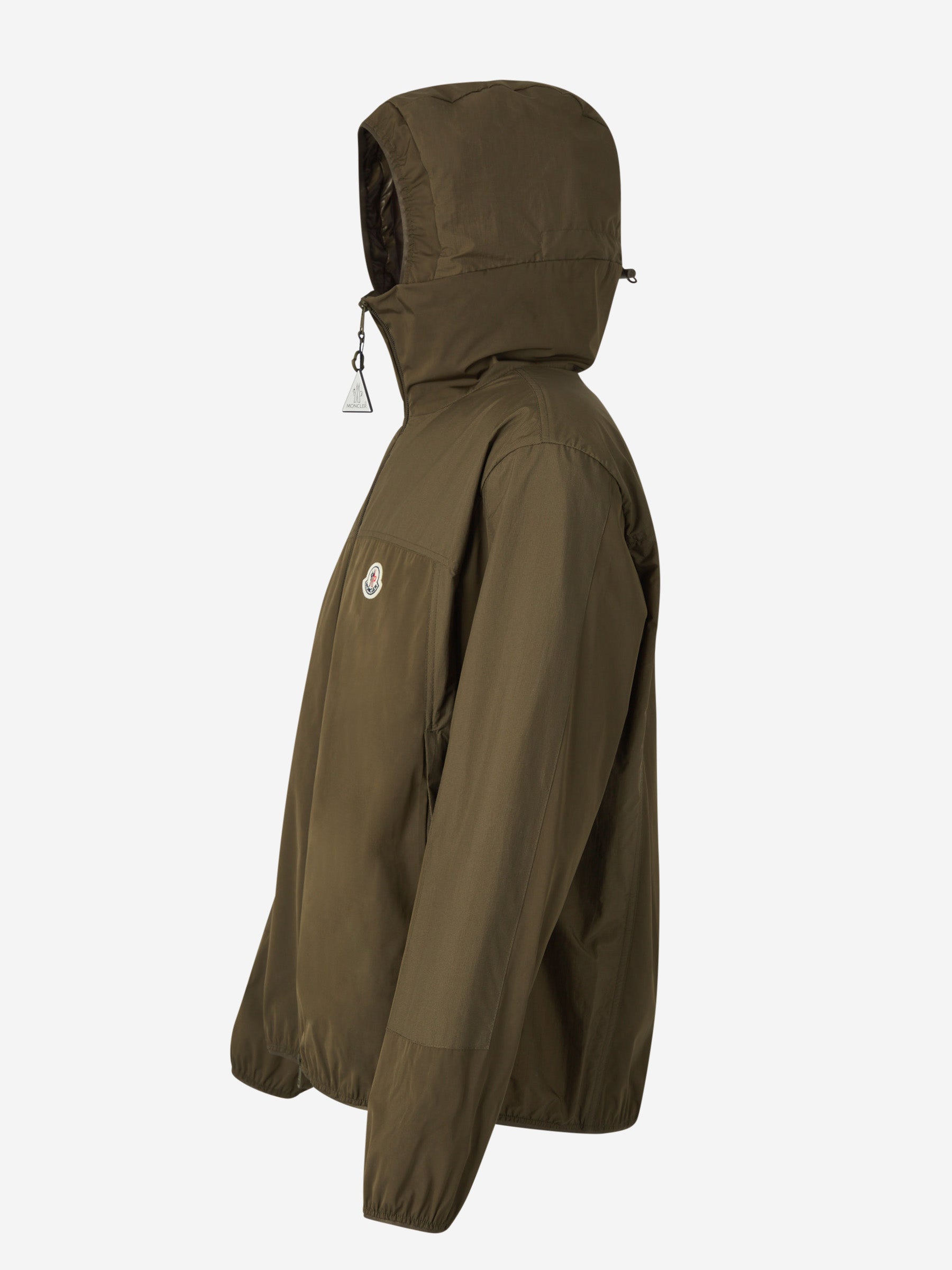 Hooded Technical Jacket Moncler – Гарантія оригінальності – вид ззаду