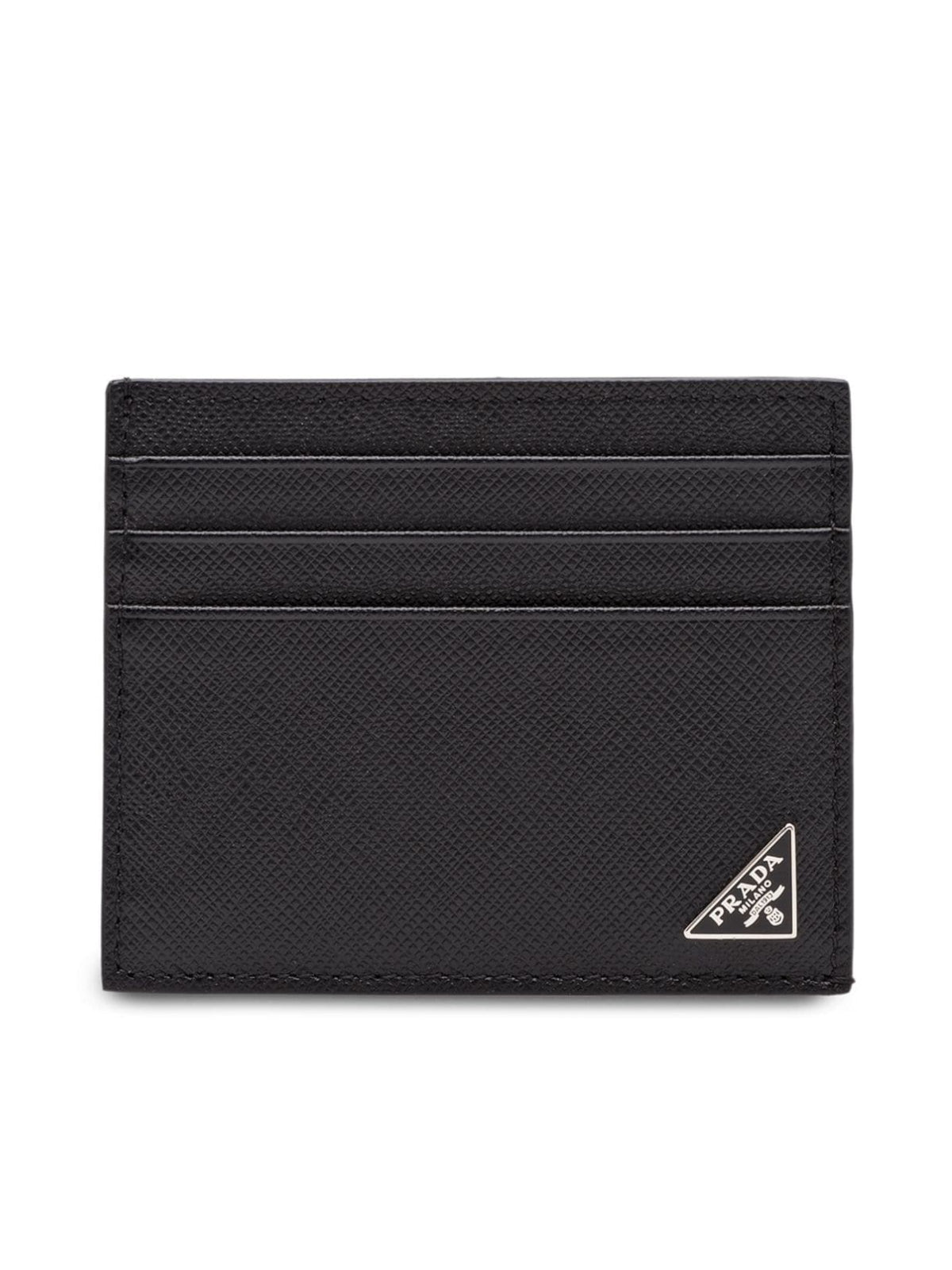 Оригінальна Saffiano Card Holder Prada – боковий вид