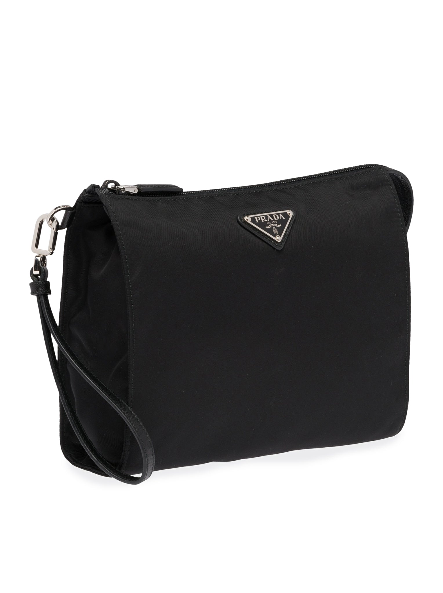 Оригінальна Necessaire In Re-Nylon And Saffiano Prada – вид ззаду