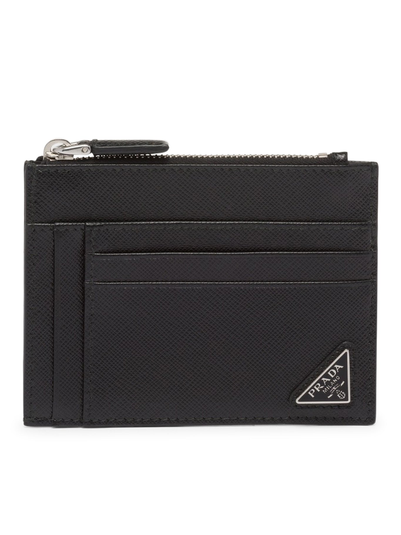 Saffiano Leather Card Holder Prada оригінал – Купити в Україні – боковий вид