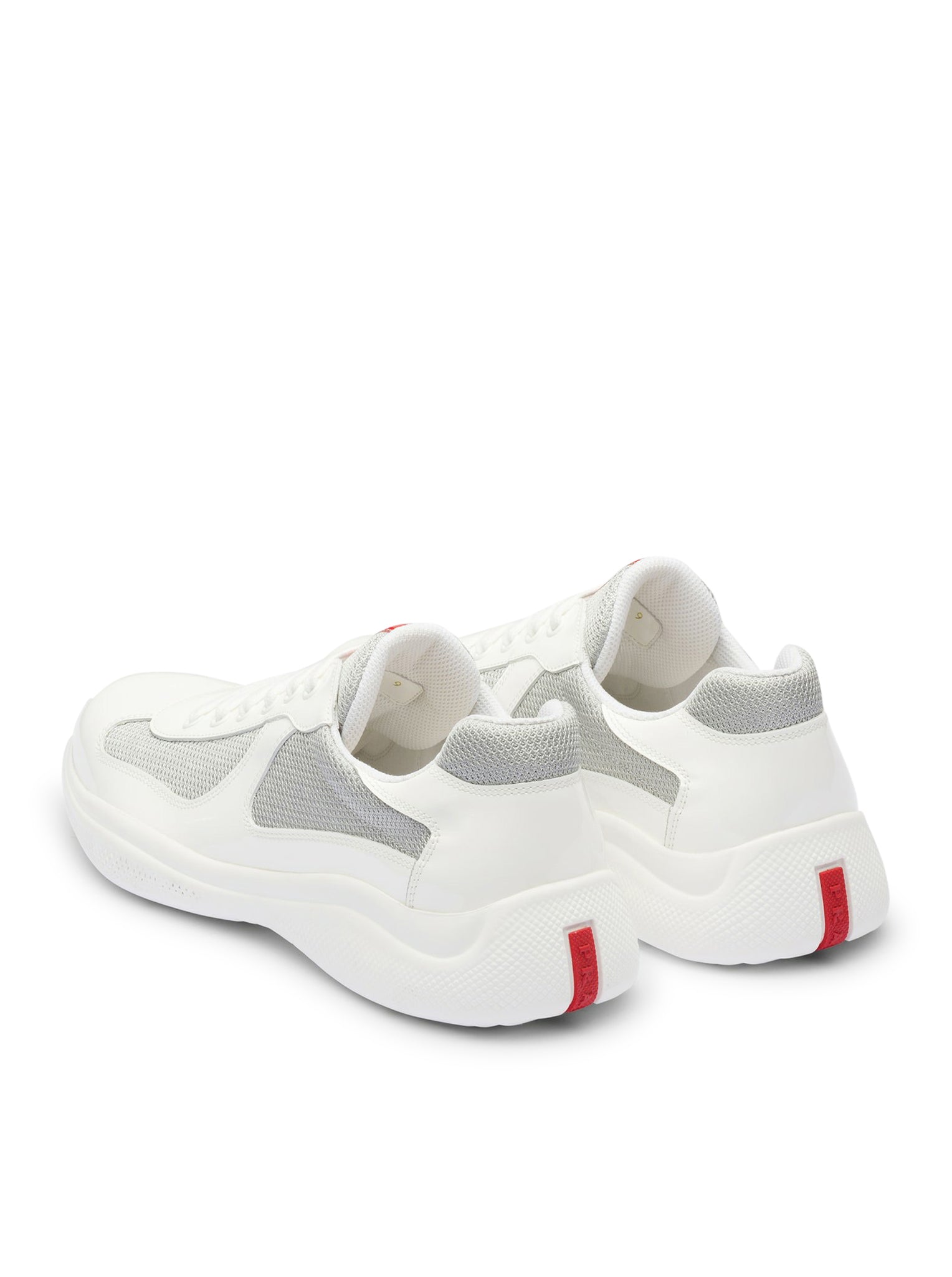 America`s Cup Patent Leather And Bike Fabric Sneakers Prada – Гарантія оригінальності – детальний вид