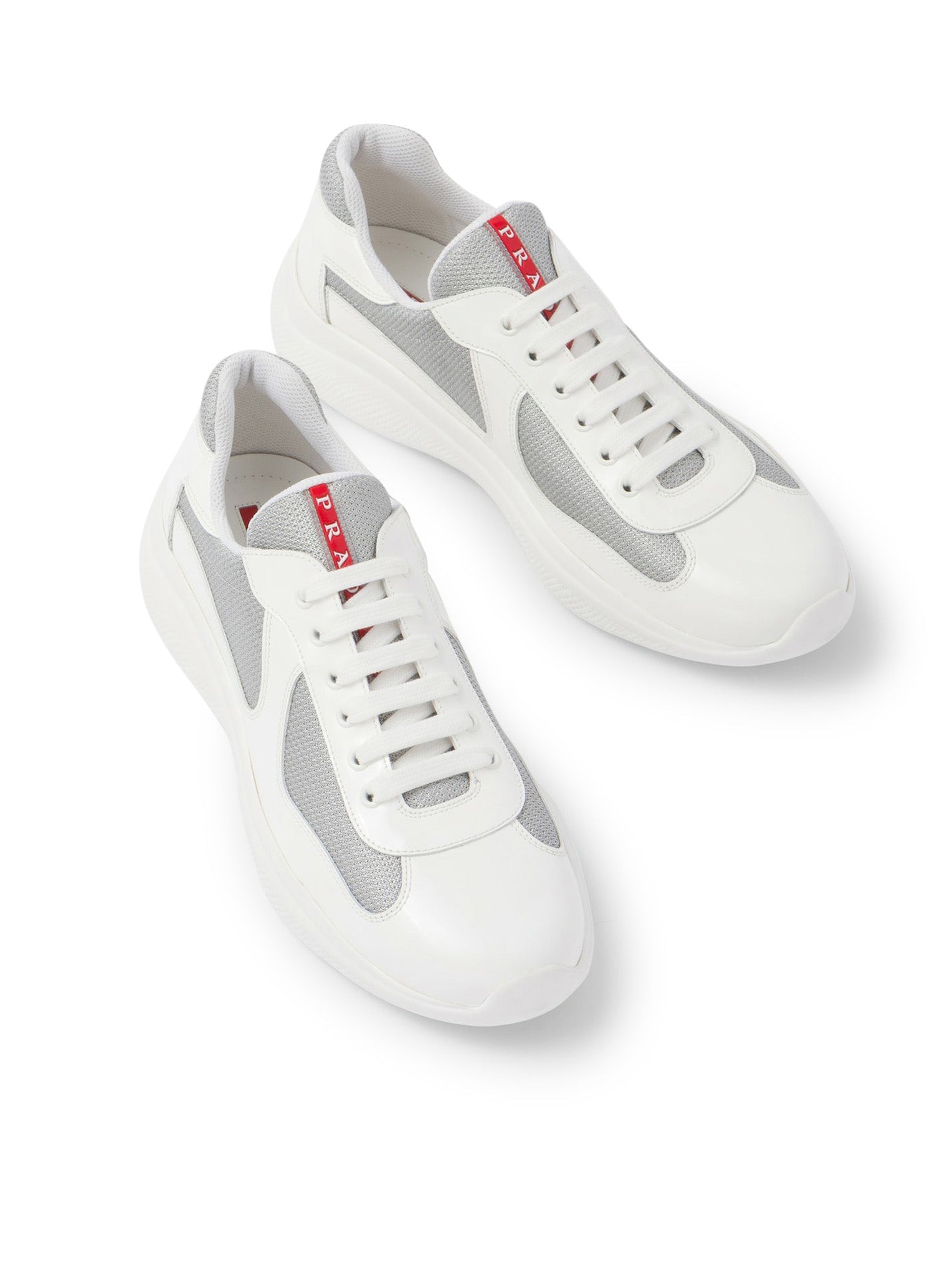 America`s Cup Patent Leather And Bike Fabric Sneakers Prada – Гарантія оригінальності – збільшений вид